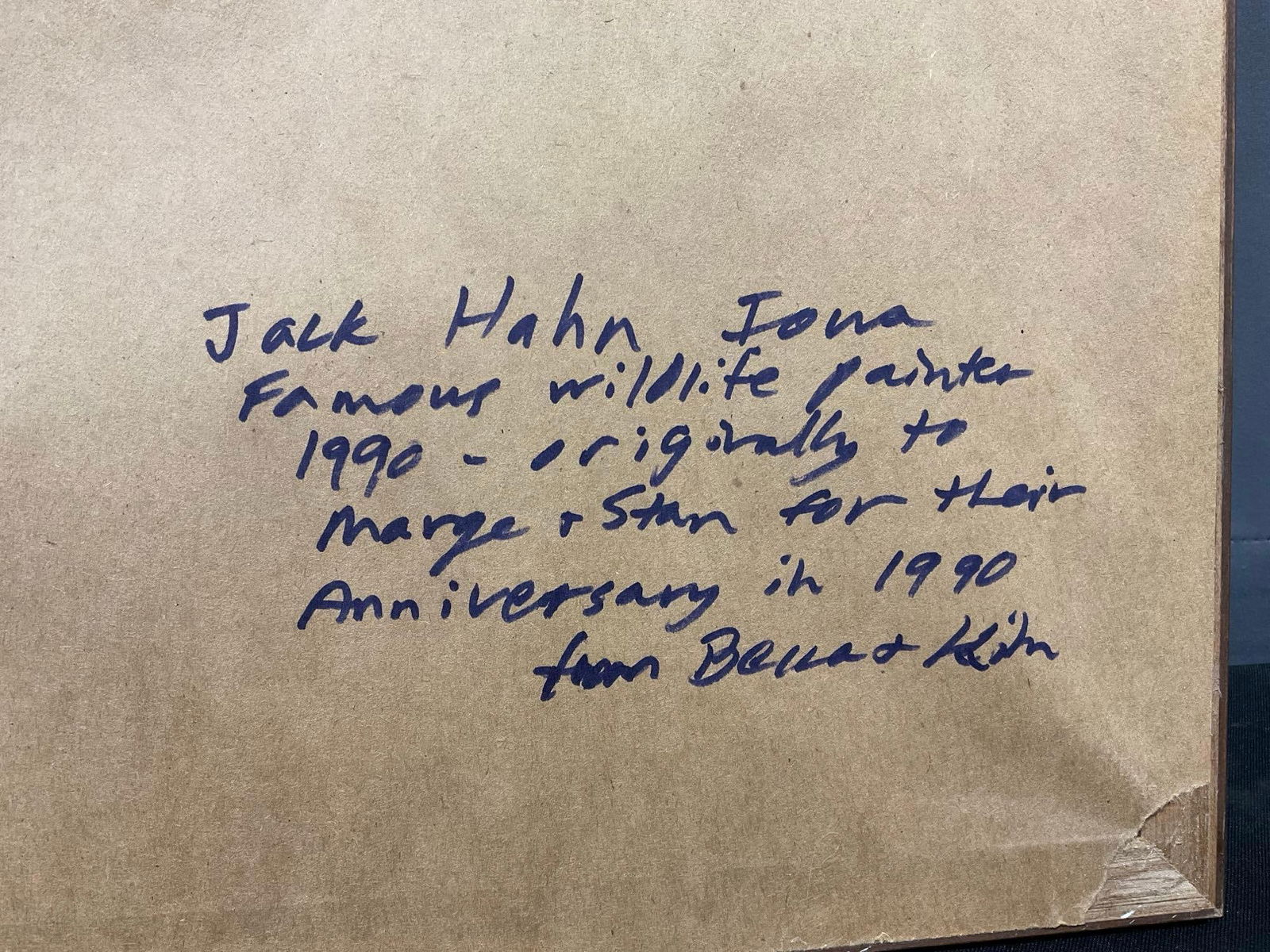 Framed Signed & #d 126/200 Litho by Jack C. Hahn 1979, 22h x 25w x 2d inches 2 Wood Ducks - 6