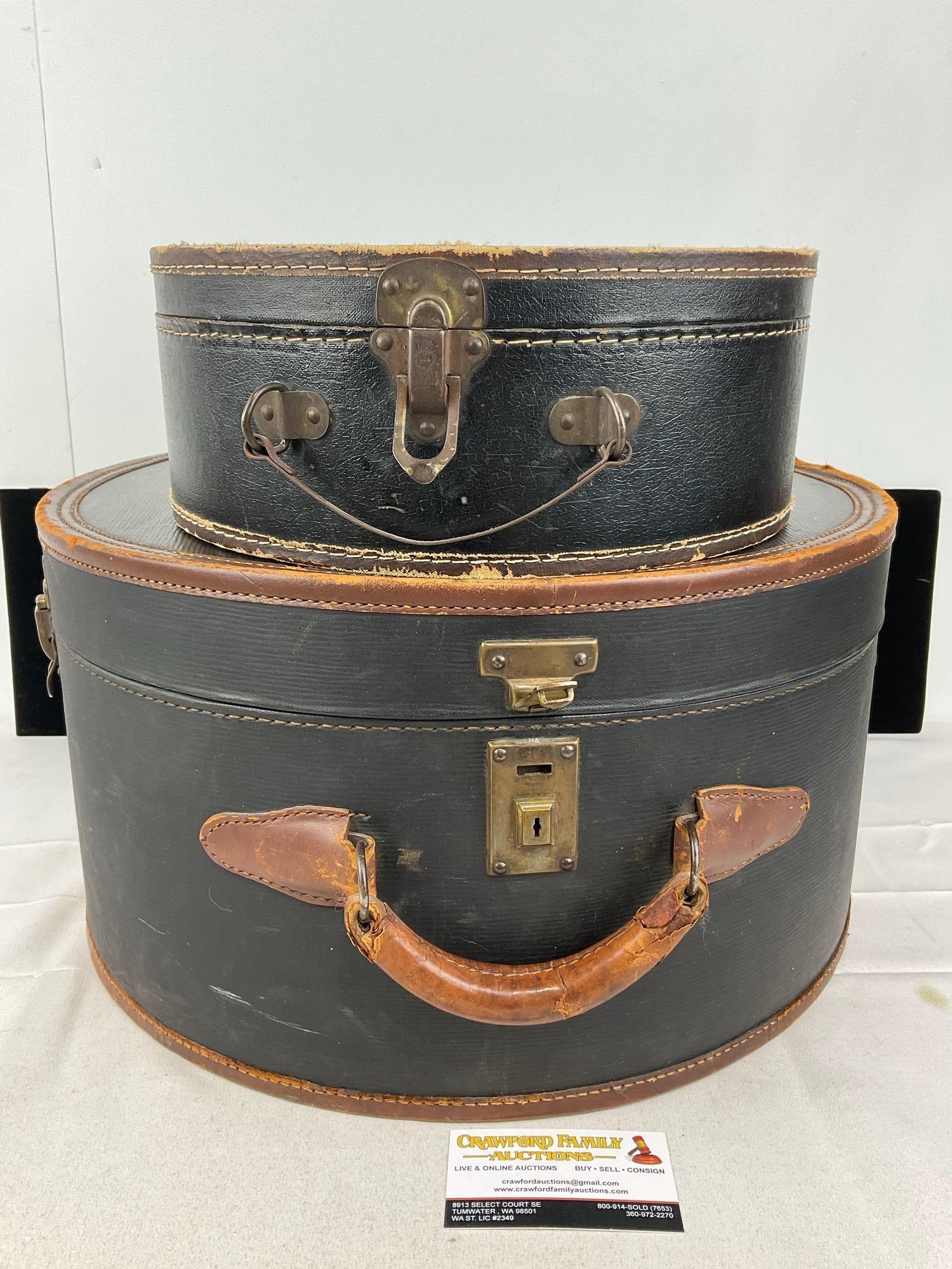 Vintage Dobbs Fifth Avenue Hat Black Poly Braid, size 7 1/8, labeled Bender & Kohlstad Seattle w/... - 7