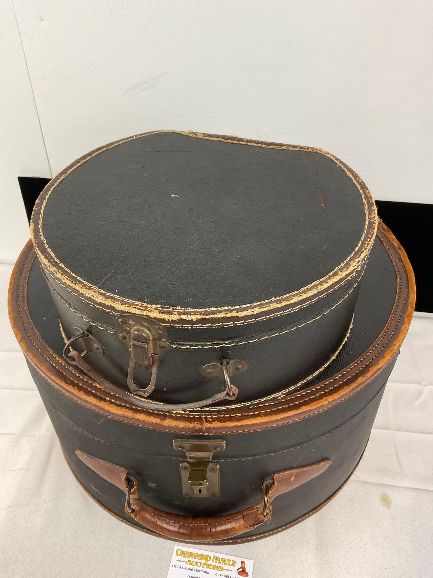 Vintage Dobbs Fifth Avenue Hat Black Poly Braid, size 7 1/8, labeled Bender & Kohlstad Seattle w/... - 8