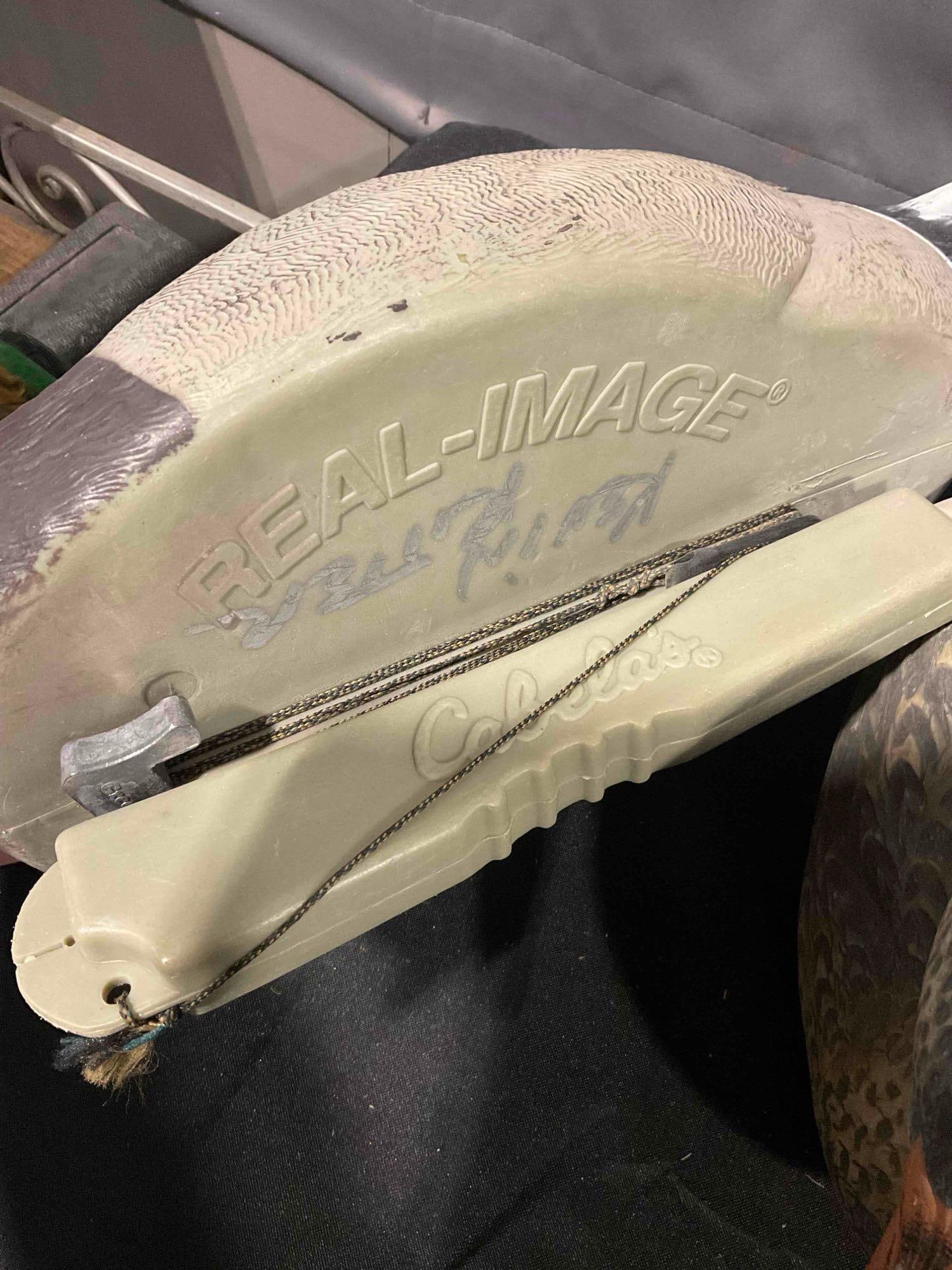 4 pcs Cabela's Real Image Plastic Mallard Duck Decoys, Hen & Drakes. Very Good Condition. - 5