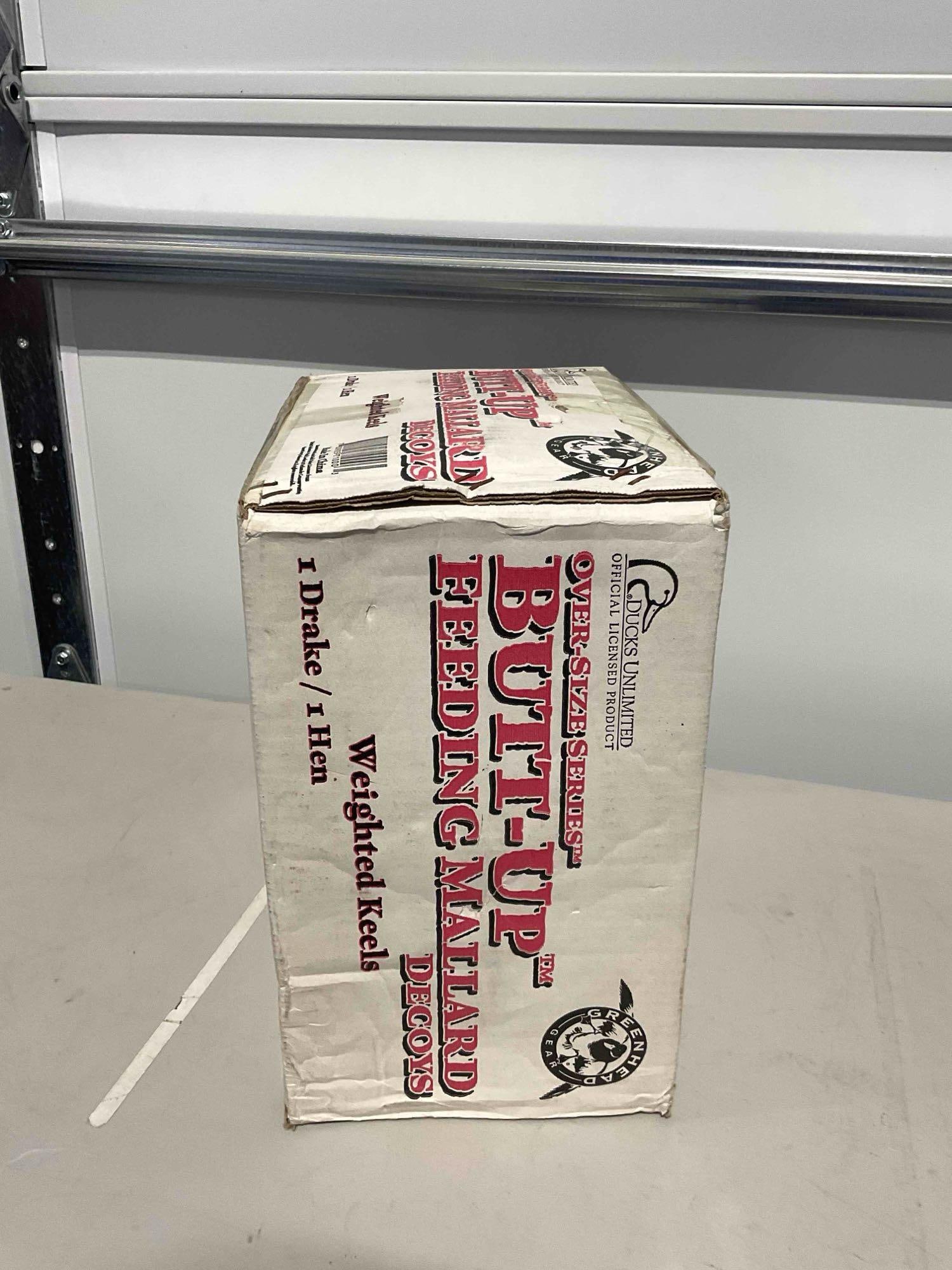 SNIB Greenhead Gear Ducks Unlimited Butt-Up Feeding Mallard Floating Decoys. 1 Drake & 1 Hen - 5