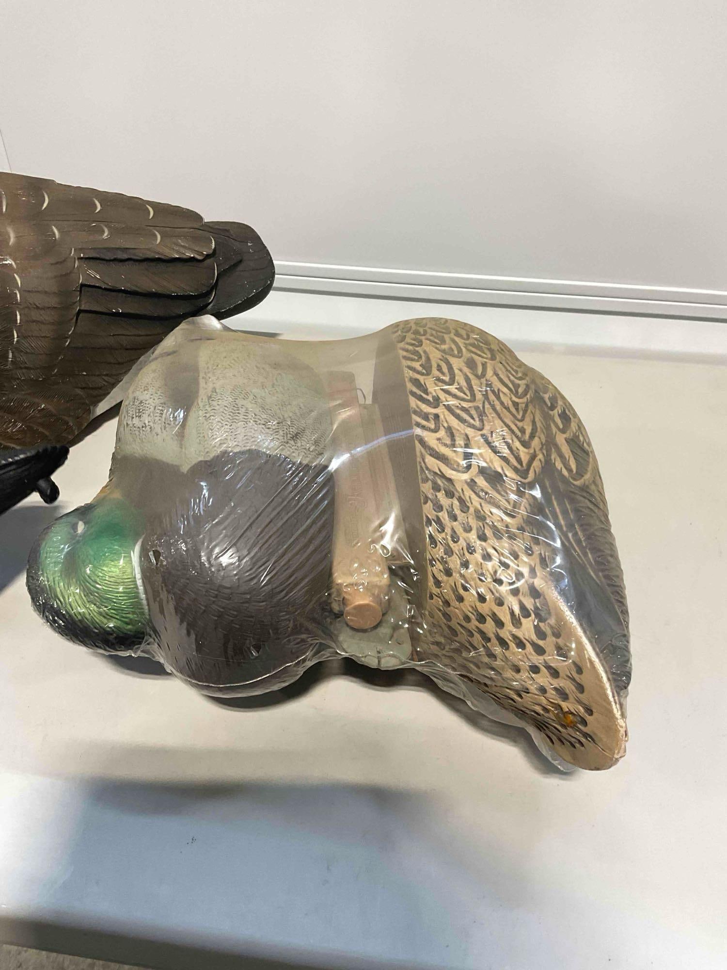 Collection of Decoys 1x Goose 3x Ducks. Includes Greenhead Gear and Flambeau Brands - 3