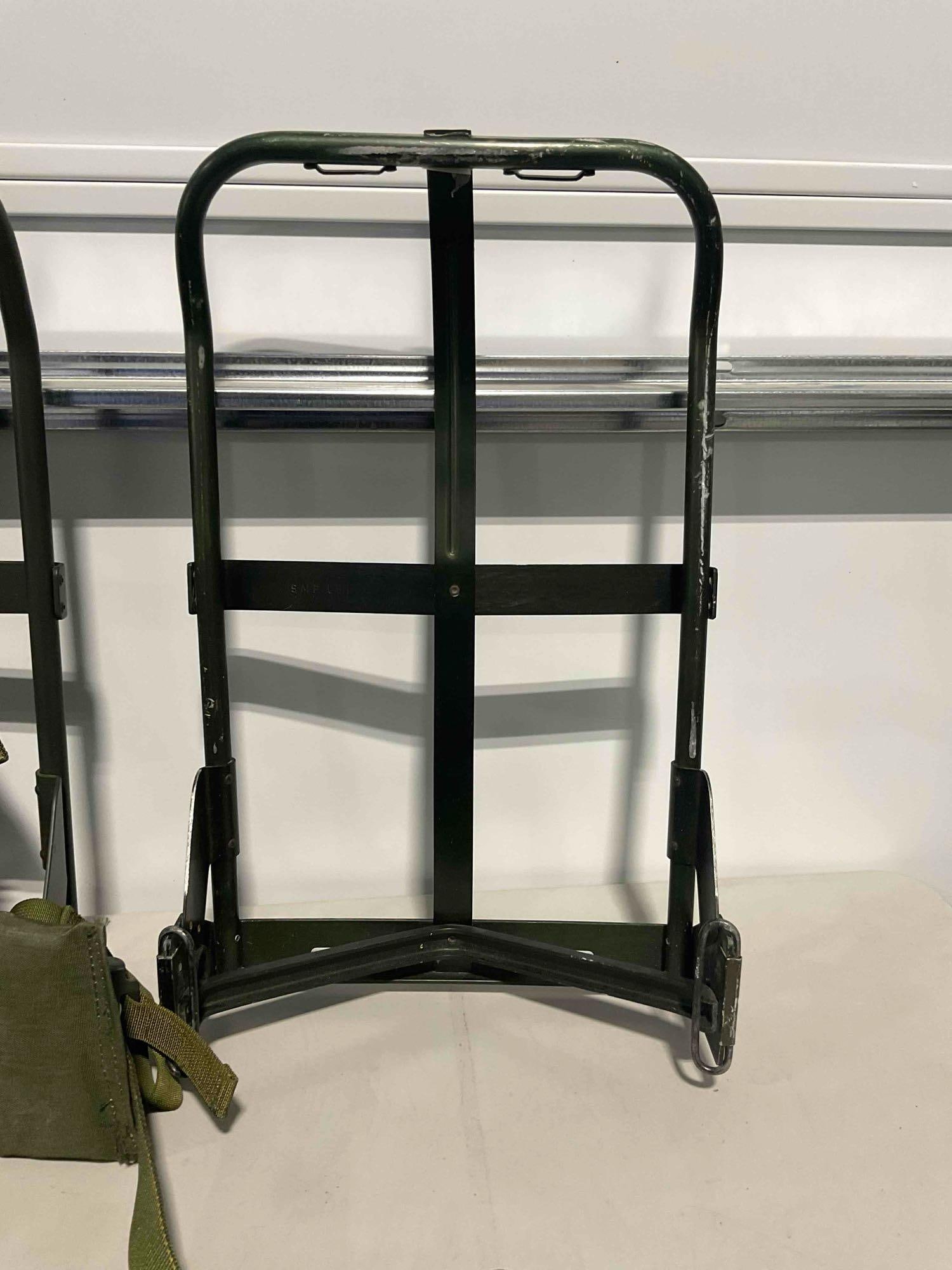 Metal Backpacking "Field" Frame Packs With Complete Straps and an Extra Frame - 3