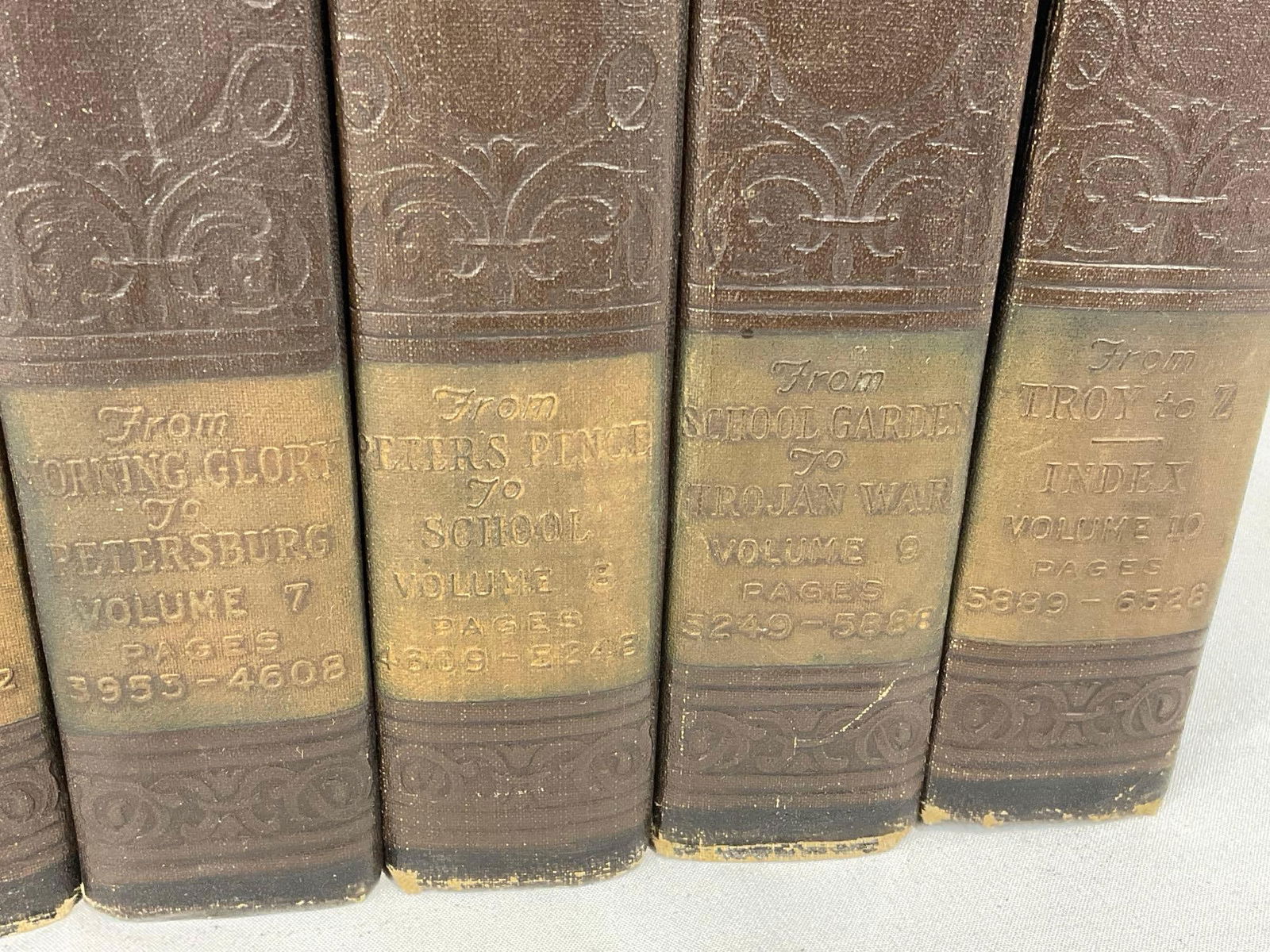 Early 20th Century 1929 The World Book, 10 Volume Series, A-to-Z, 10 books - 4