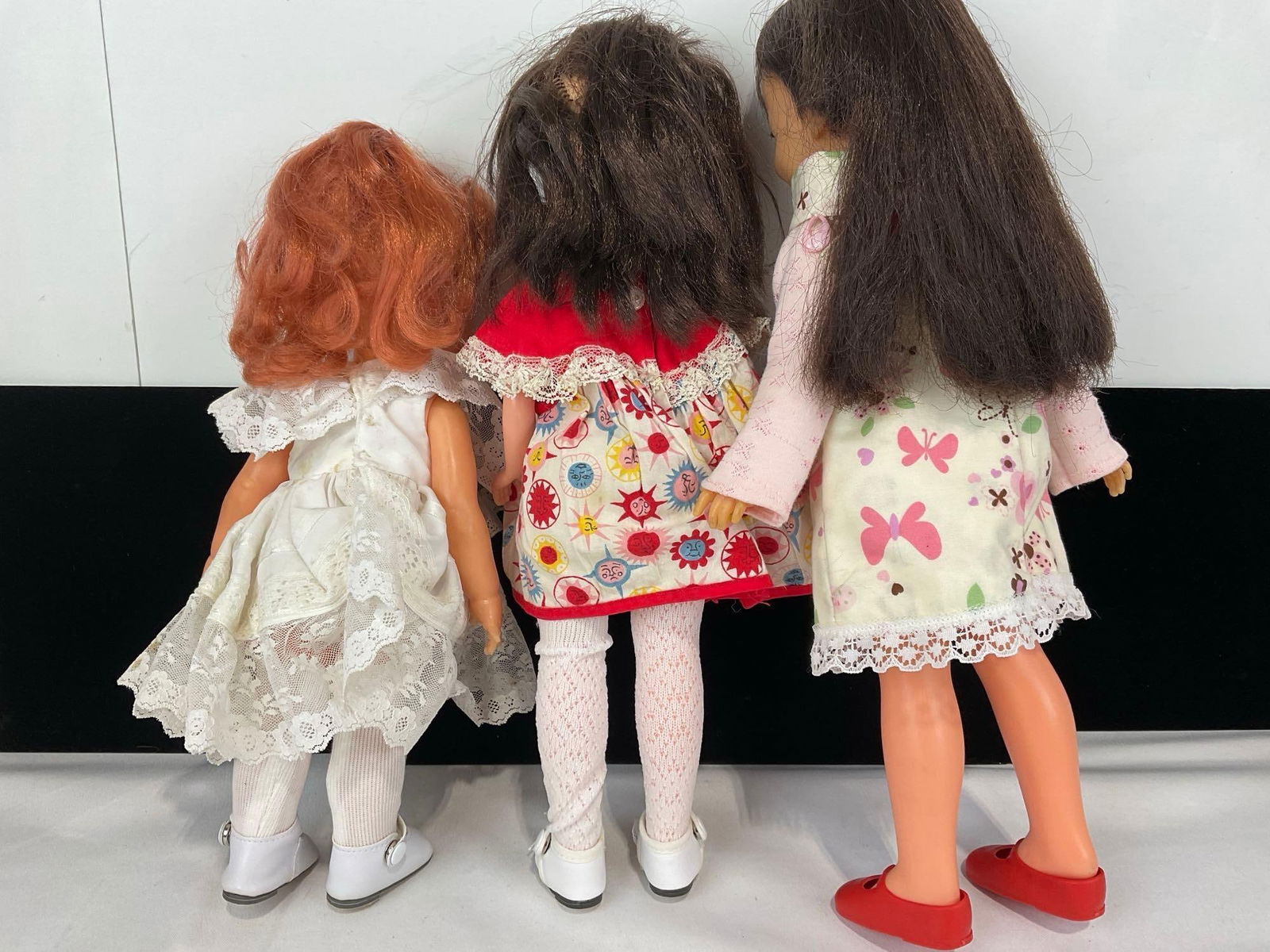 2 Ideal Dolls 1970 & 1971 w/ Retractable Hair, & Effanbee 1978 w/ Flower Dress - 5