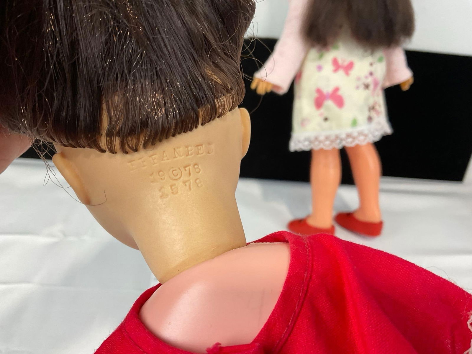 2 Ideal Dolls 1970 & 1971 w/ Retractable Hair, & Effanbee 1978 w/ Flower Dress - 7