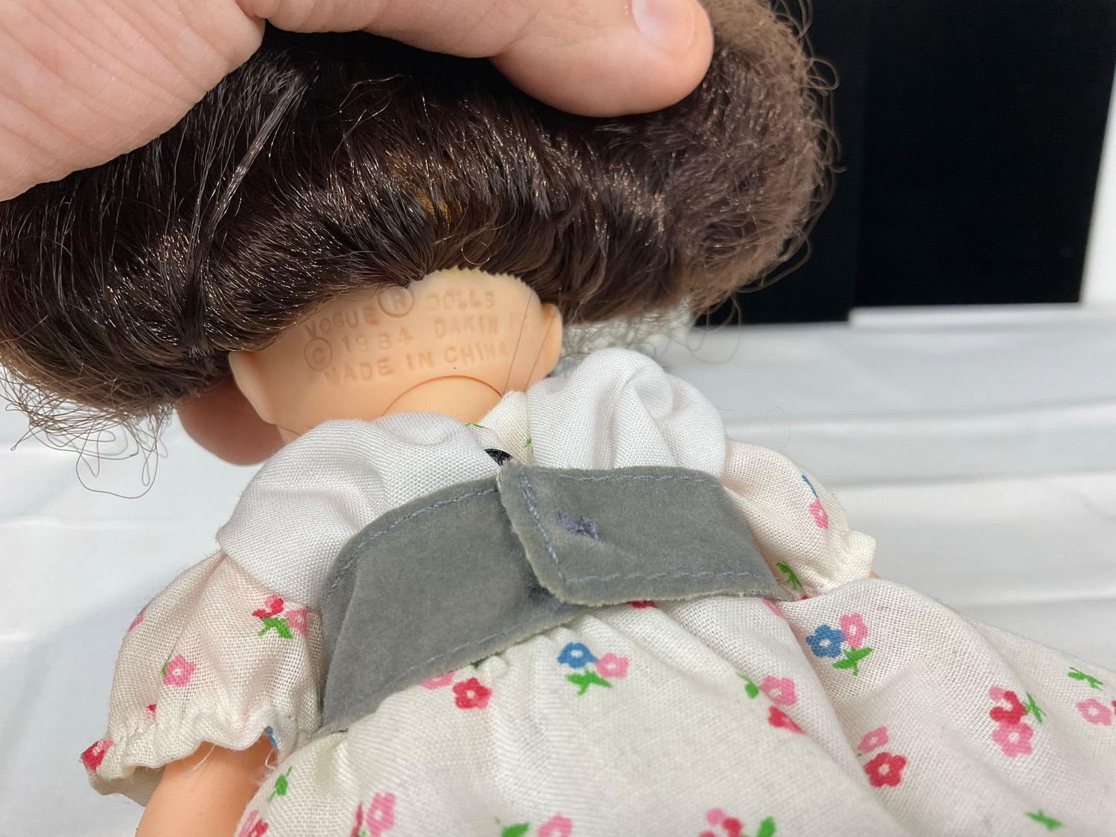 1956 10 inch Doll by Sun Rubber Co, Vogue 1984 w/tag & Vogue Ginny, w/ 2 stands - 8