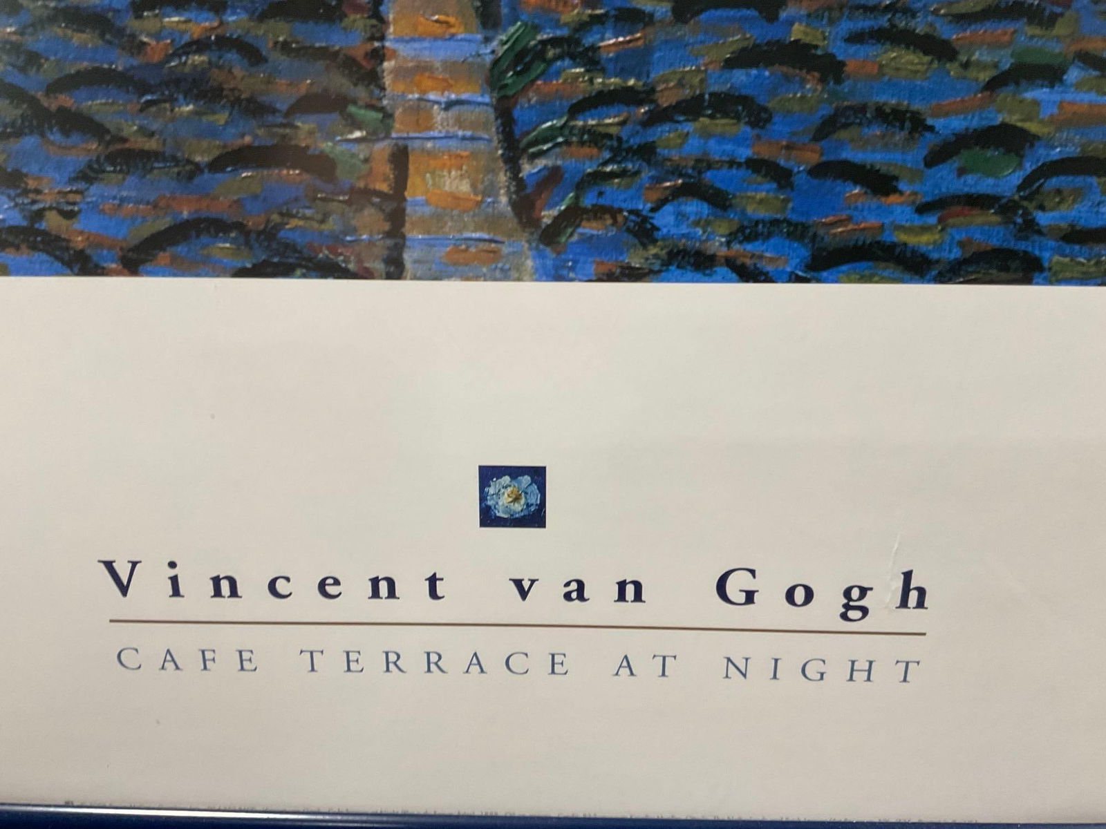 Framed Art Print titled Cafe Terrace At Night by Vincent van Gogh, 33h x 25w x 3d inches - 3