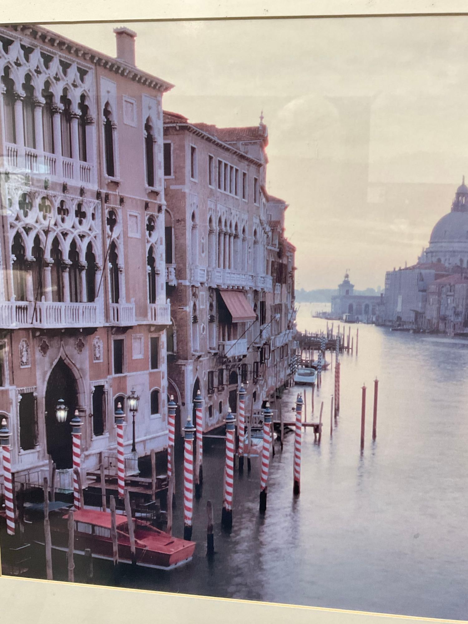 Framed Photo Print of the Grand Canal, Venice, w/Santa Maria della Salute Church in background 28... - 3
