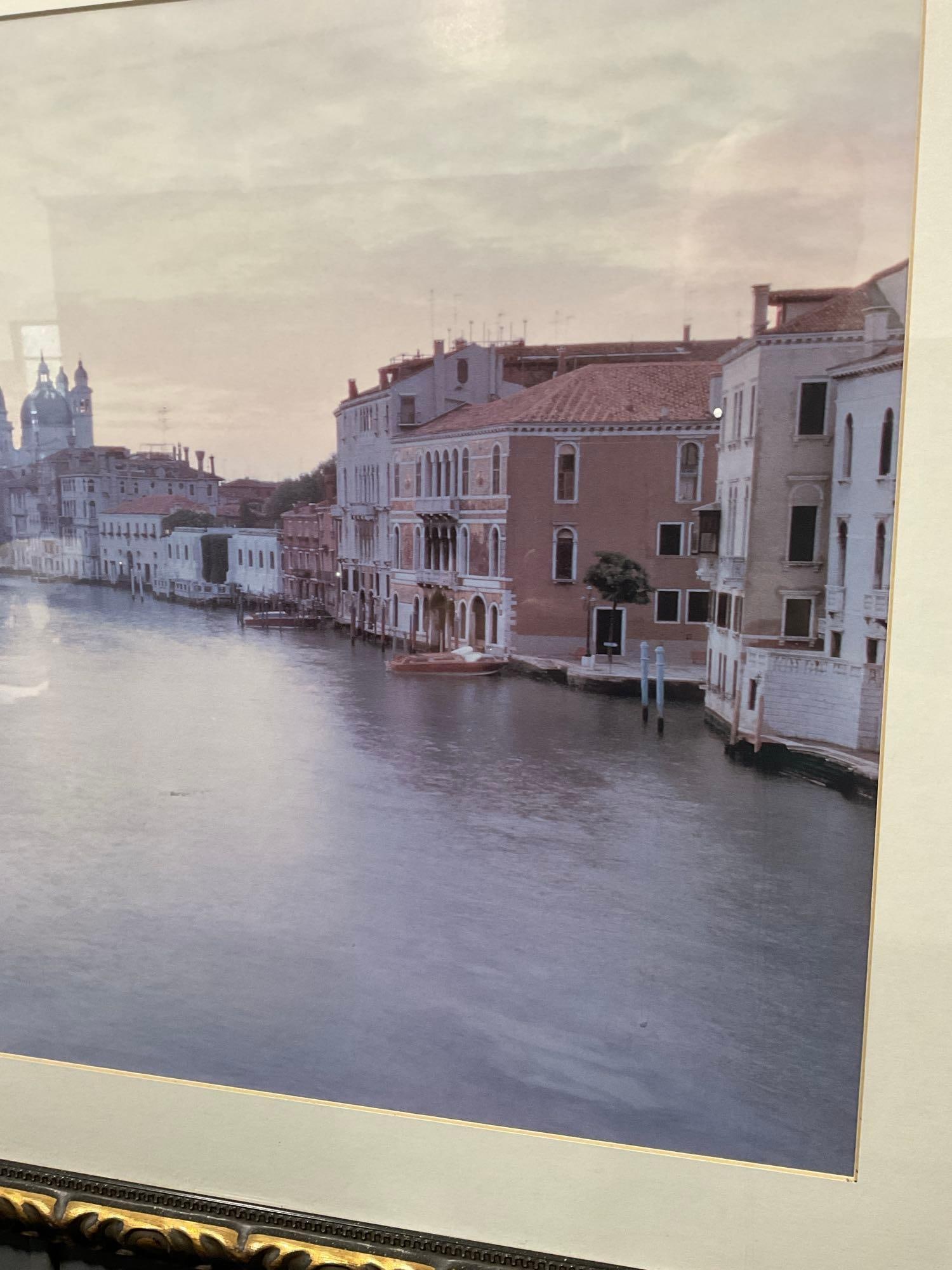 Framed Photo Print of the Grand Canal, Venice, w/Santa Maria della Salute Church in background 28... - 4