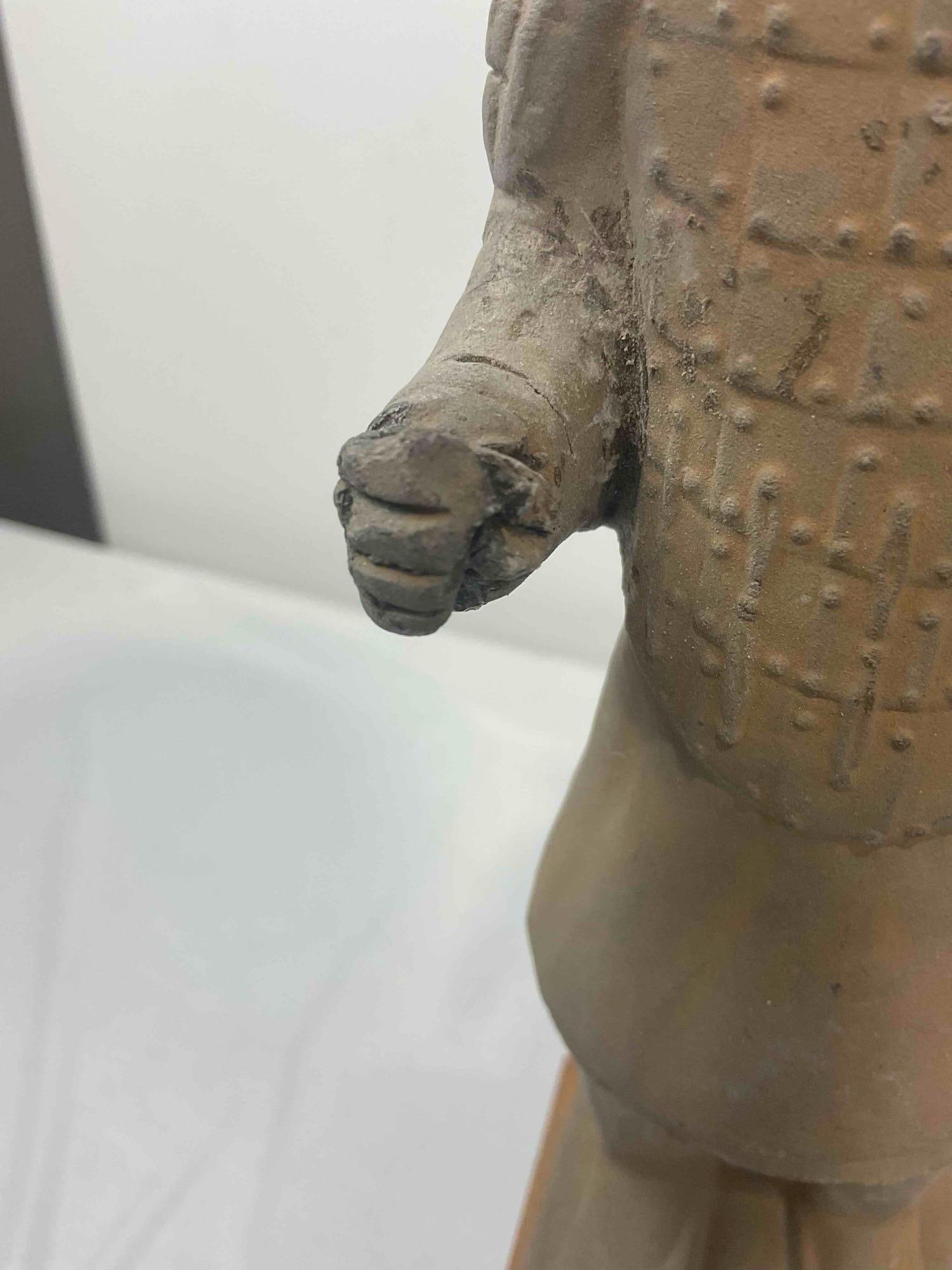 5 pcs Vintage Chinese Replica Terra Cotta Army Figurines. Very Good Condition. See pics. - 8