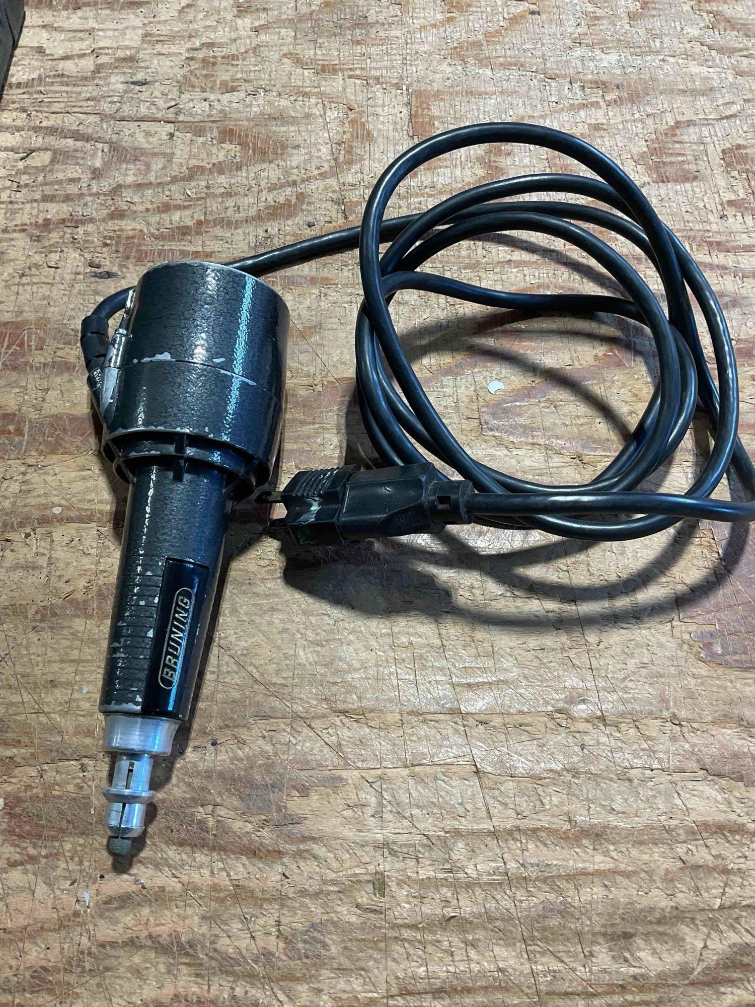 Collection of Drill Tools Including Bruning Brand Rotary Etching Tool and Accessories - 7