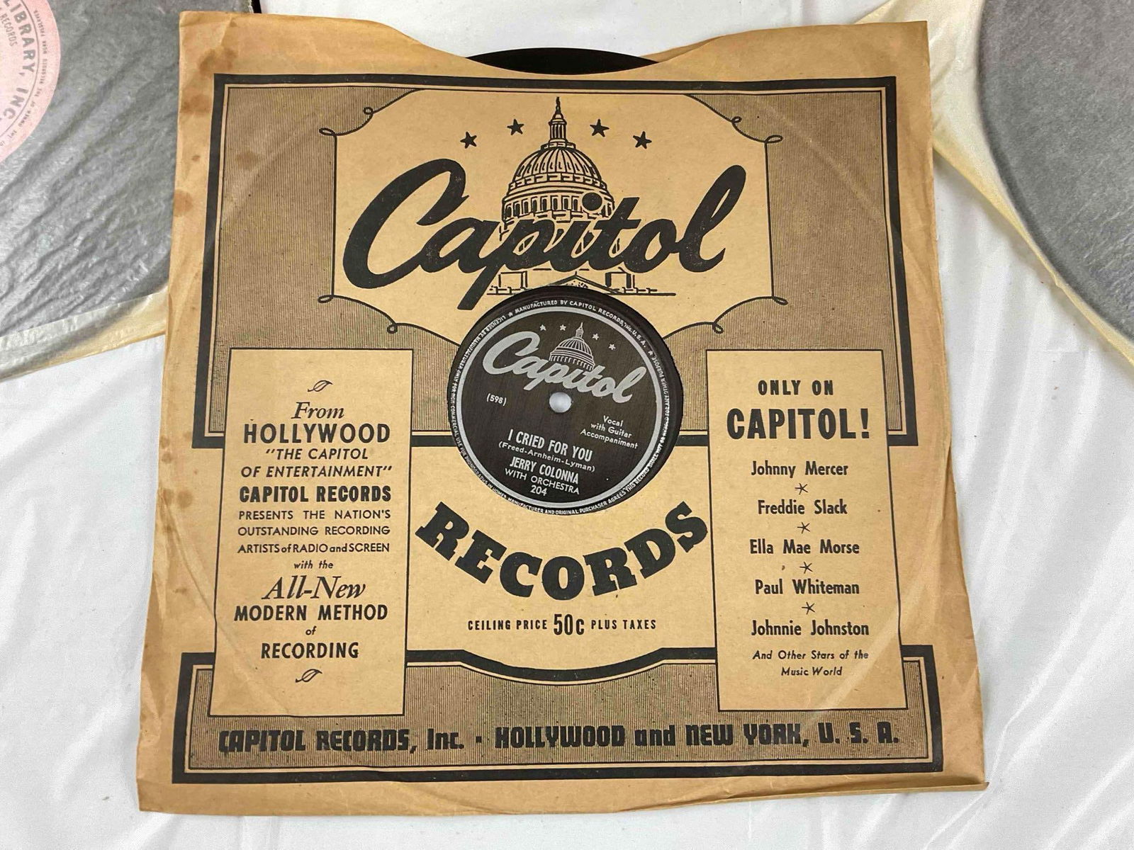 30+ pcs Vintage Vinyl Record Music Album Collection, incl. Victor, Seeburg Library & More! See pi... - 4