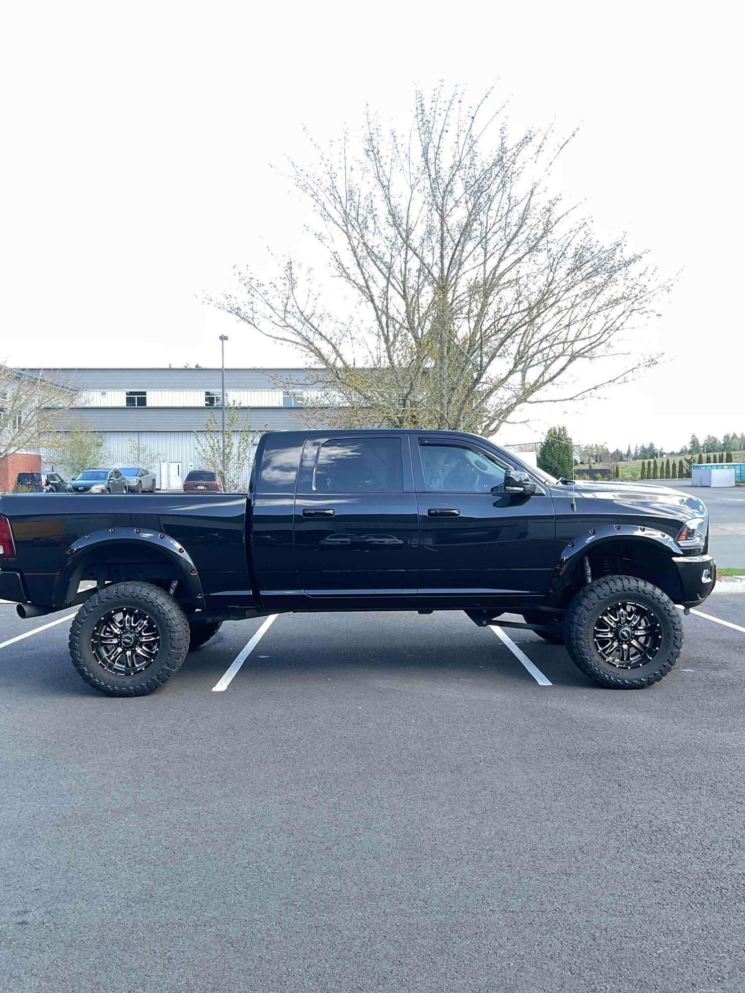 2015 Ram 2500 Laramie 4dr Mega Cab Cummins 6.7L Diesel Turbo 6 speed 4x4 Lifted Pick up 85,000 Mi... - 4