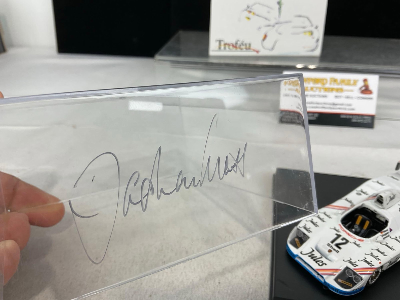 Trufeo 1/43 Scale Diecast Car 1981 Porsche 936 LM24H, Signed by all 3 drivers - 3