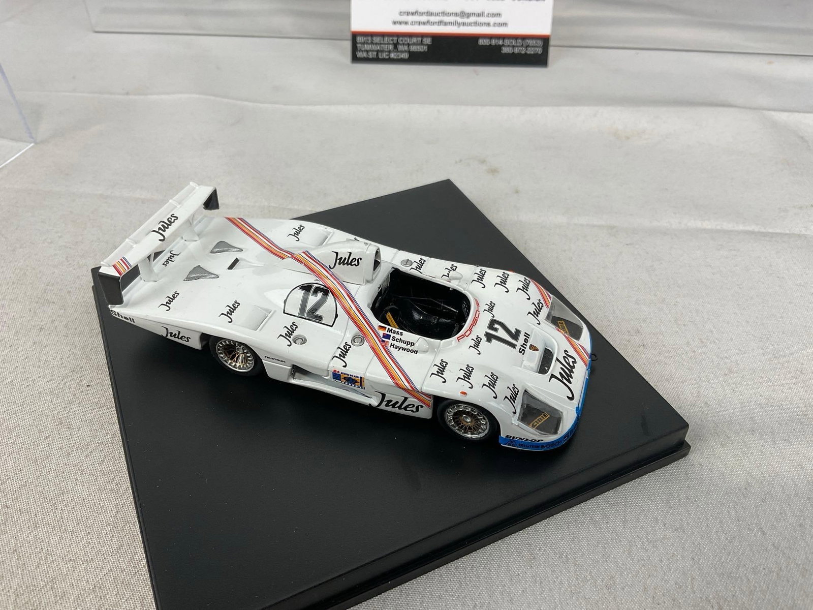 Trufeo 1/43 Scale Diecast Car 1981 Porsche 936 LM24H, Signed by all 3 drivers - 5