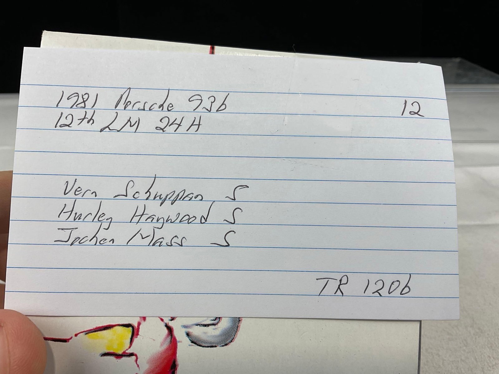 Trufeo 1/43 Scale Diecast Car 1981 Porsche 936 LM24H, Signed by all 3 drivers - 6