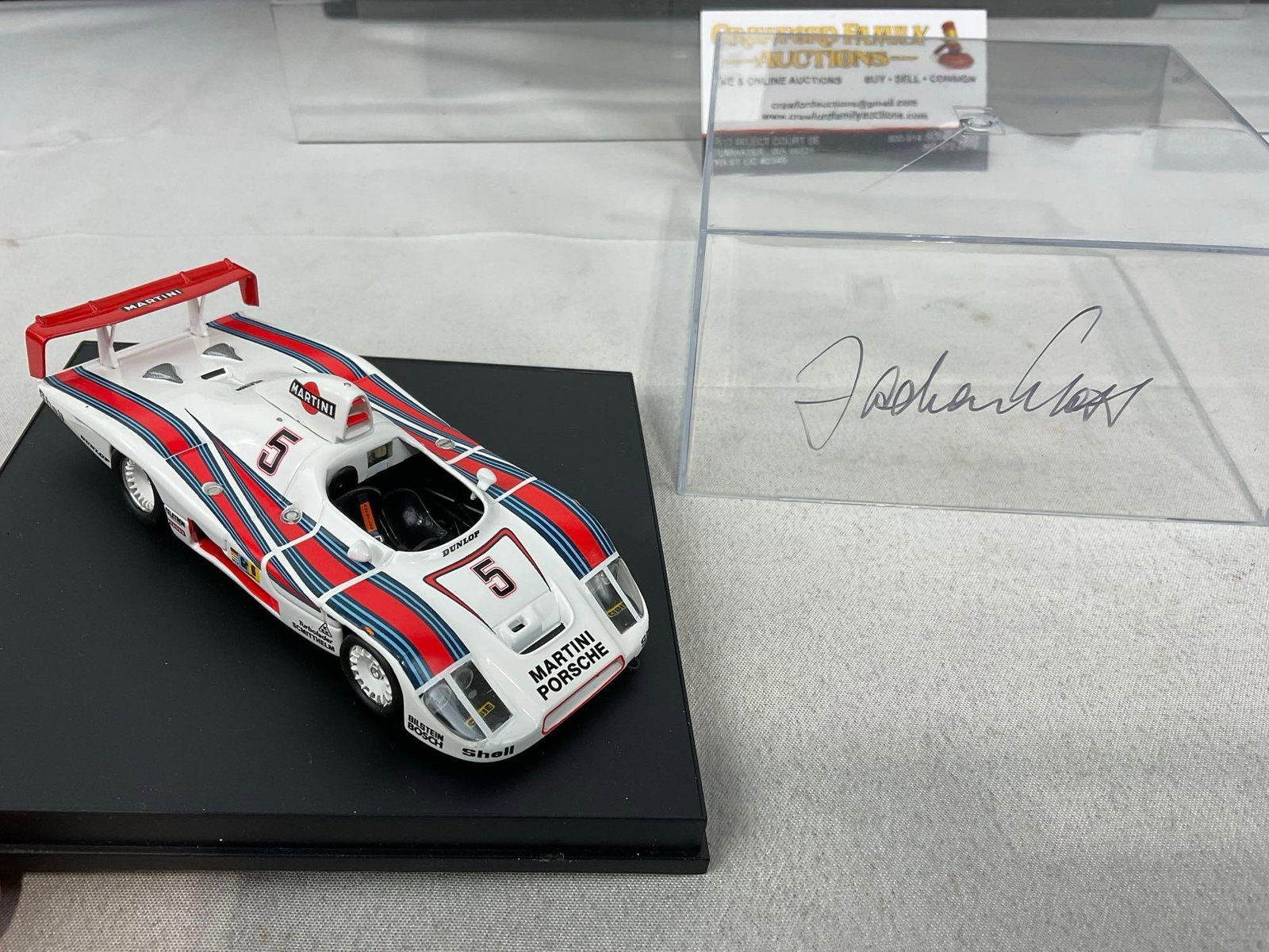 Trufeo 1/43 Scale Diecast Car, 1978 Porsche 936 LM24H signed by Jochen Mass - 2