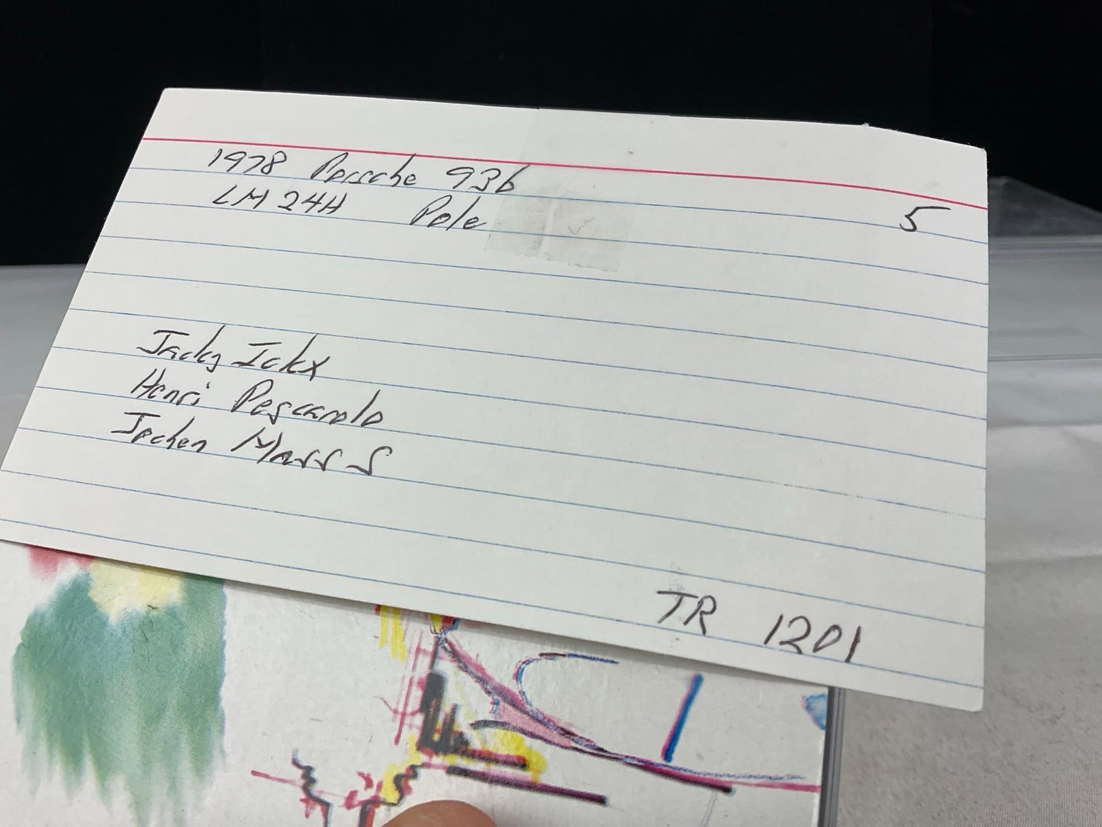 Trufeo 1/43 Scale Diecast Car, 1978 Porsche 936 LM24H signed by Jochen Mass - 4