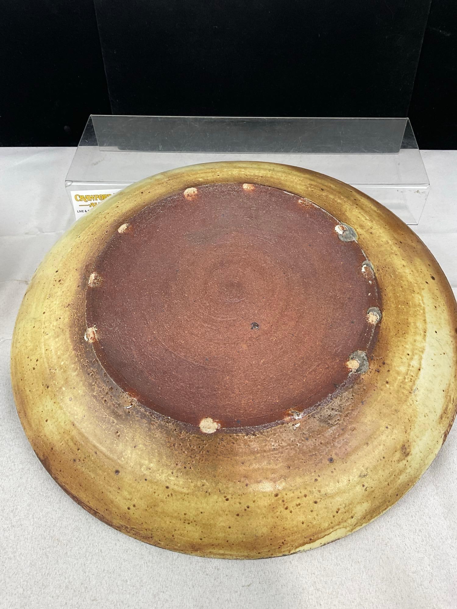 2 Unmarked New Mexican Pottery Bowls, Abstract Patterns, 4x16x16 inches - 5