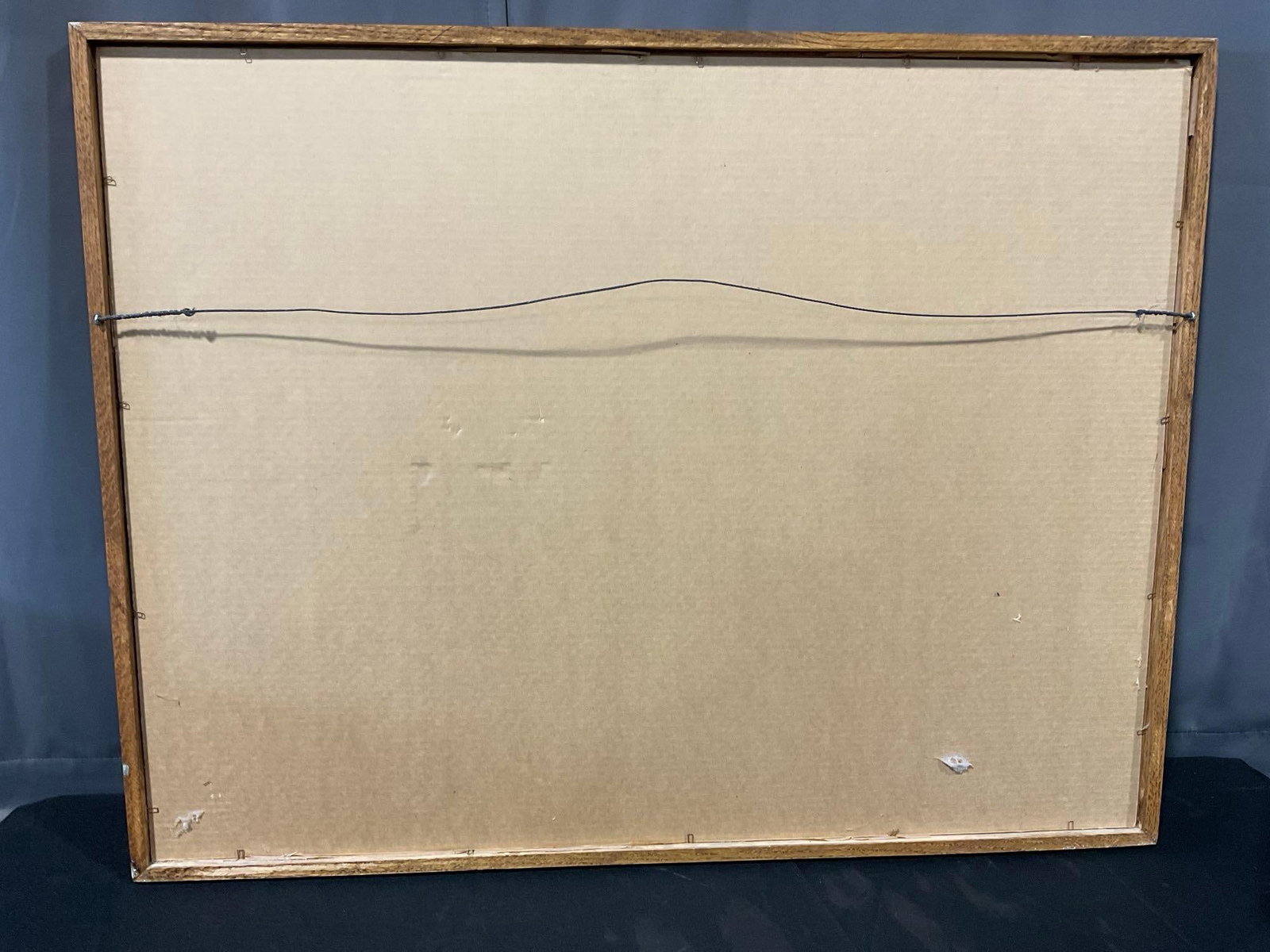 Lovely Framed B&W Print titled Le Calme du Soir Suede, 27h x 36w x 3d inches, Shoreline Path - 7