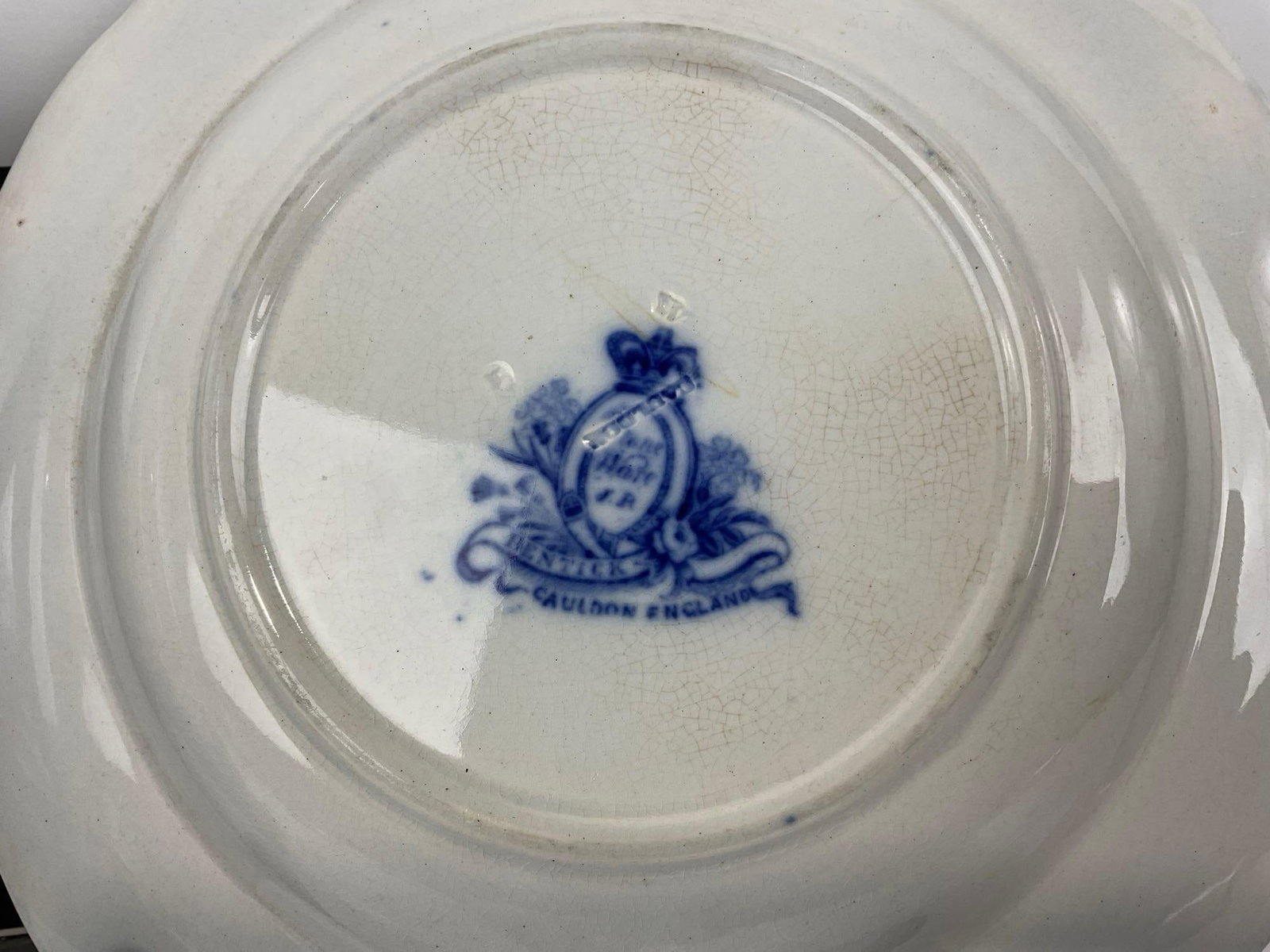 Antique Flow Blue 19th Century Plates, Keeling & Co Chatsworth & Royal Cauldon Bentick Flow Blue - 4