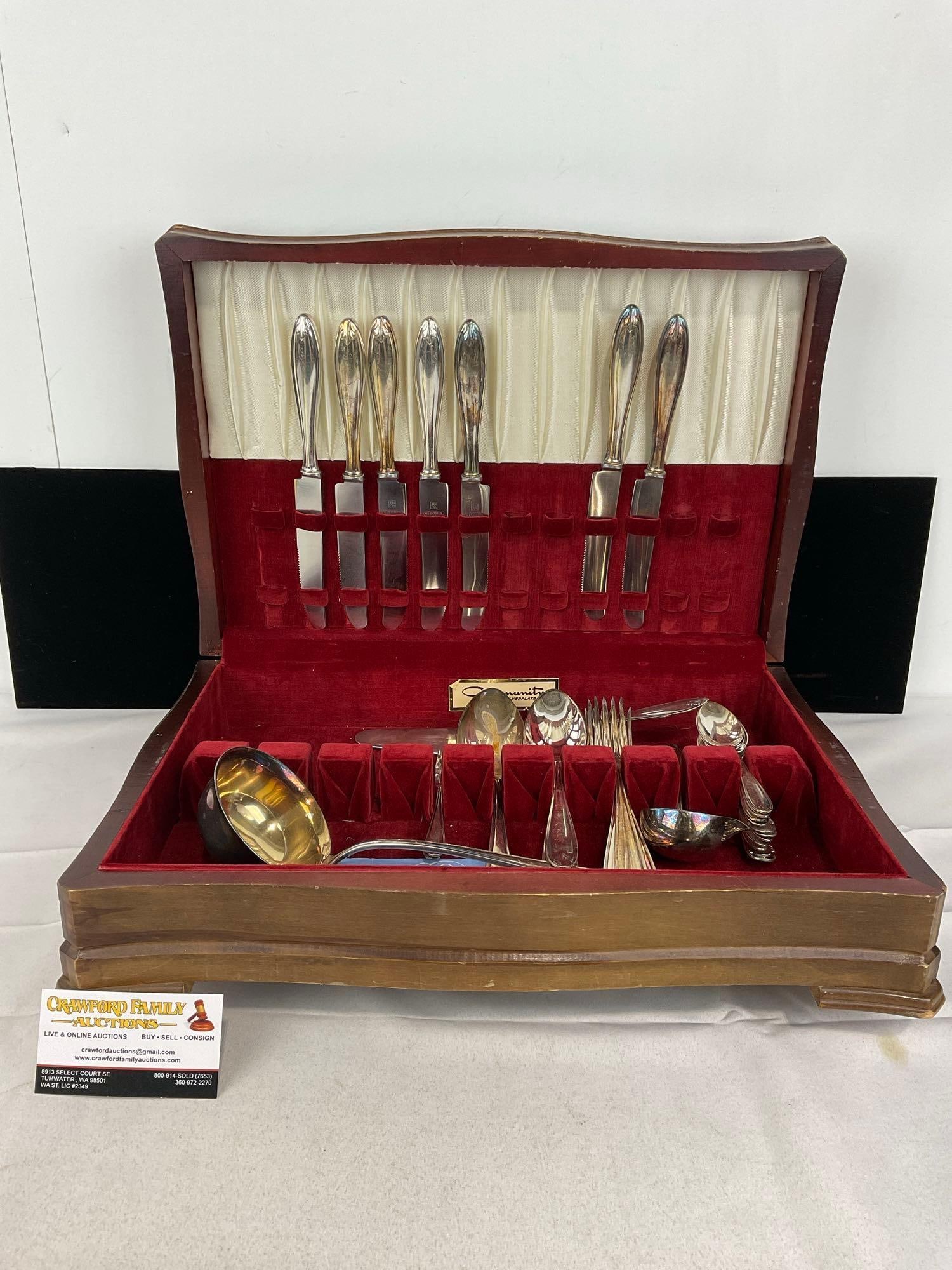 Vintage WMF 90 German made silver plated flatware, Knives, Serving pieces, Forks & Spoons, 40+ pi... (1 of 8)