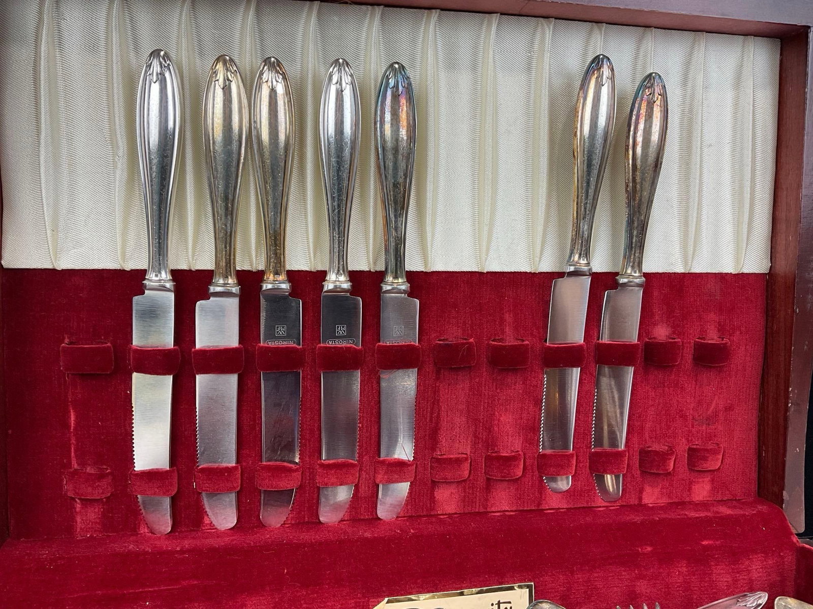 Vintage WMF 90 German made silver plated flatware, Knives, Serving pieces, Forks & Spoons, 40+ pi... - 2