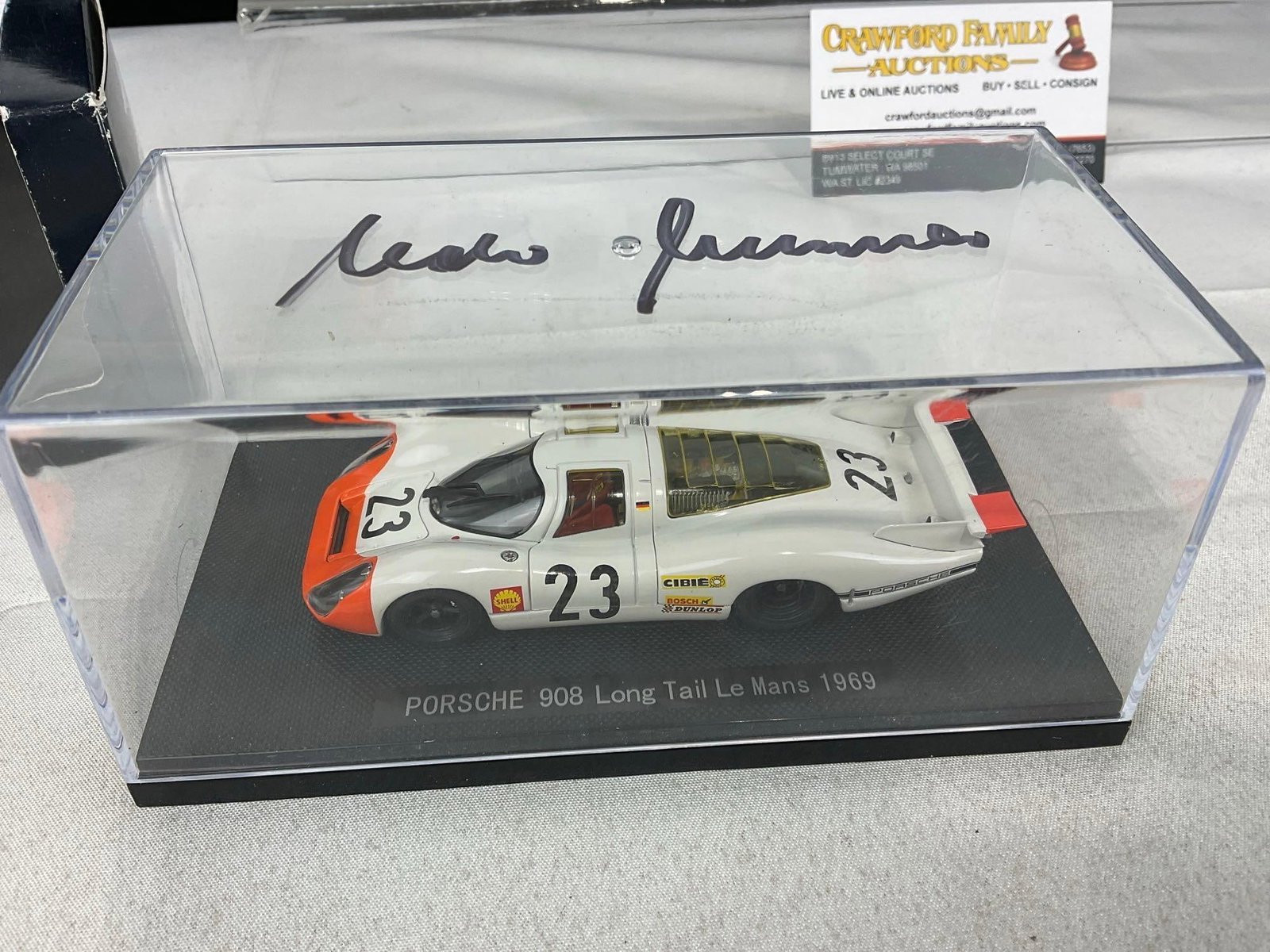 2 Ebbro Porsche 908 1/43 Scale Diecast Cars, Spider 1969 Targa Florio & Long Tail Le Mans #23 - 7