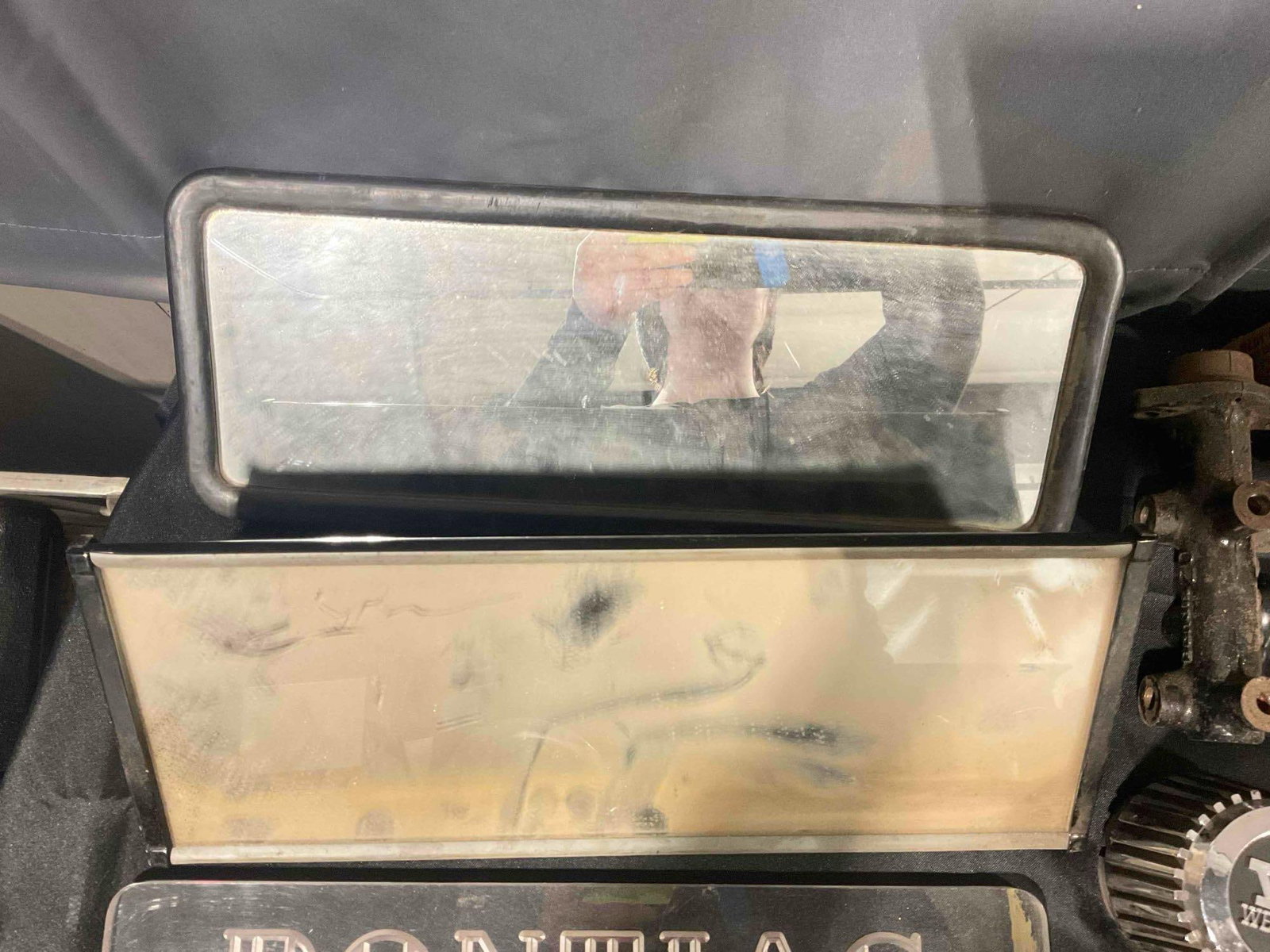 30+ pcs Vintage Car Parts & Assorted Mechanical Pieces, incl. Mirrors, Gauges & More! See pics. - 3