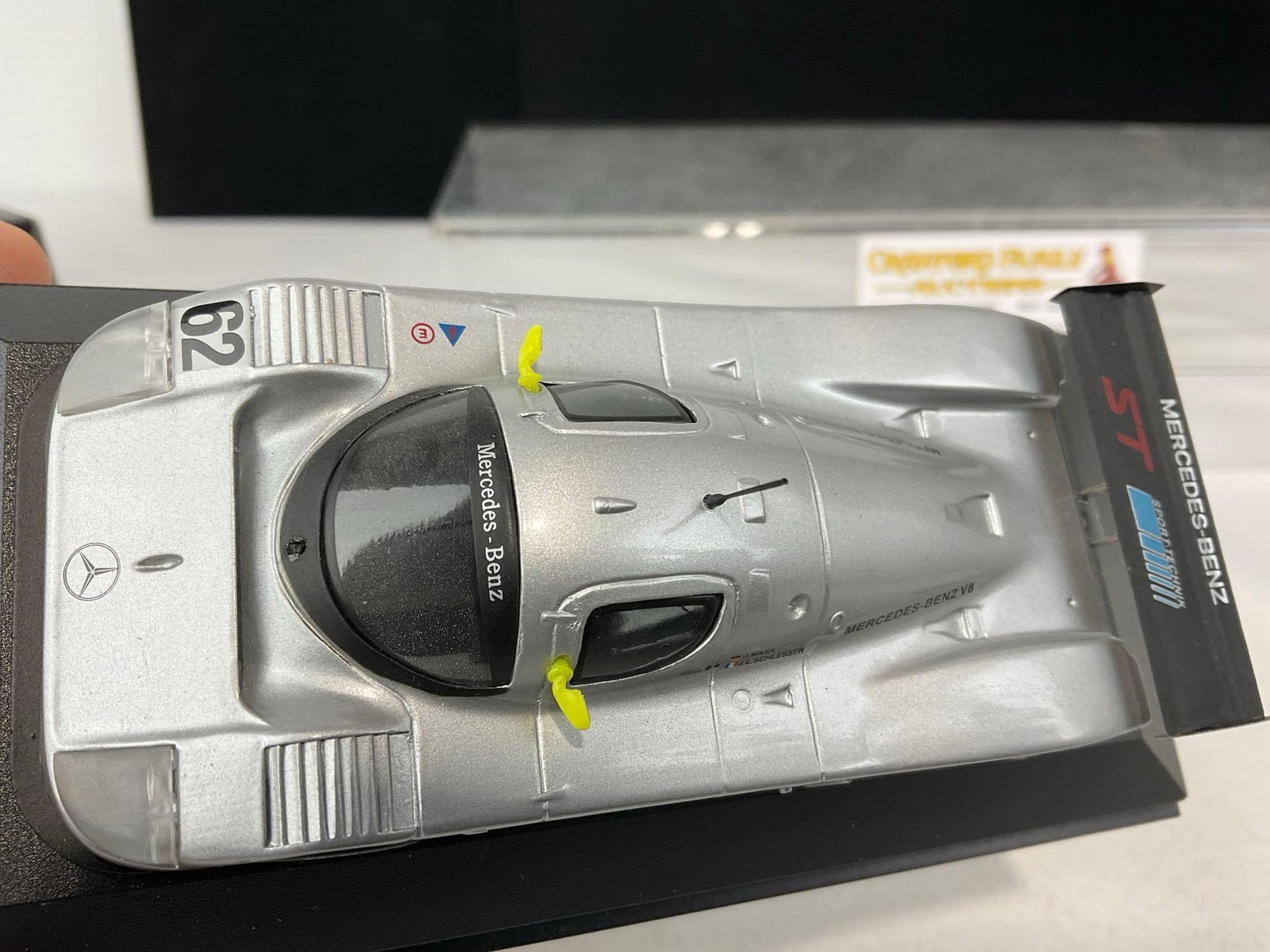 2 1/43 Scale Diecast Car Models 1999 High Speed Porsche 911 GT2 & Models Max Sauber Mercedes C9 1... - 7