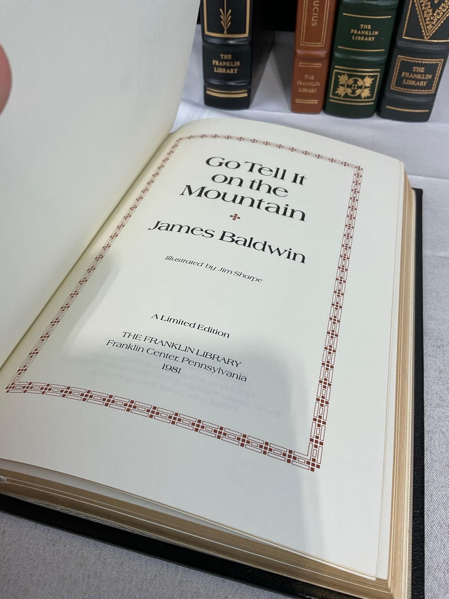 Set of 5 Franklin Library Books, Up From Slavery, Go Tell It On The Mountain, Analects of Confuci... - 2