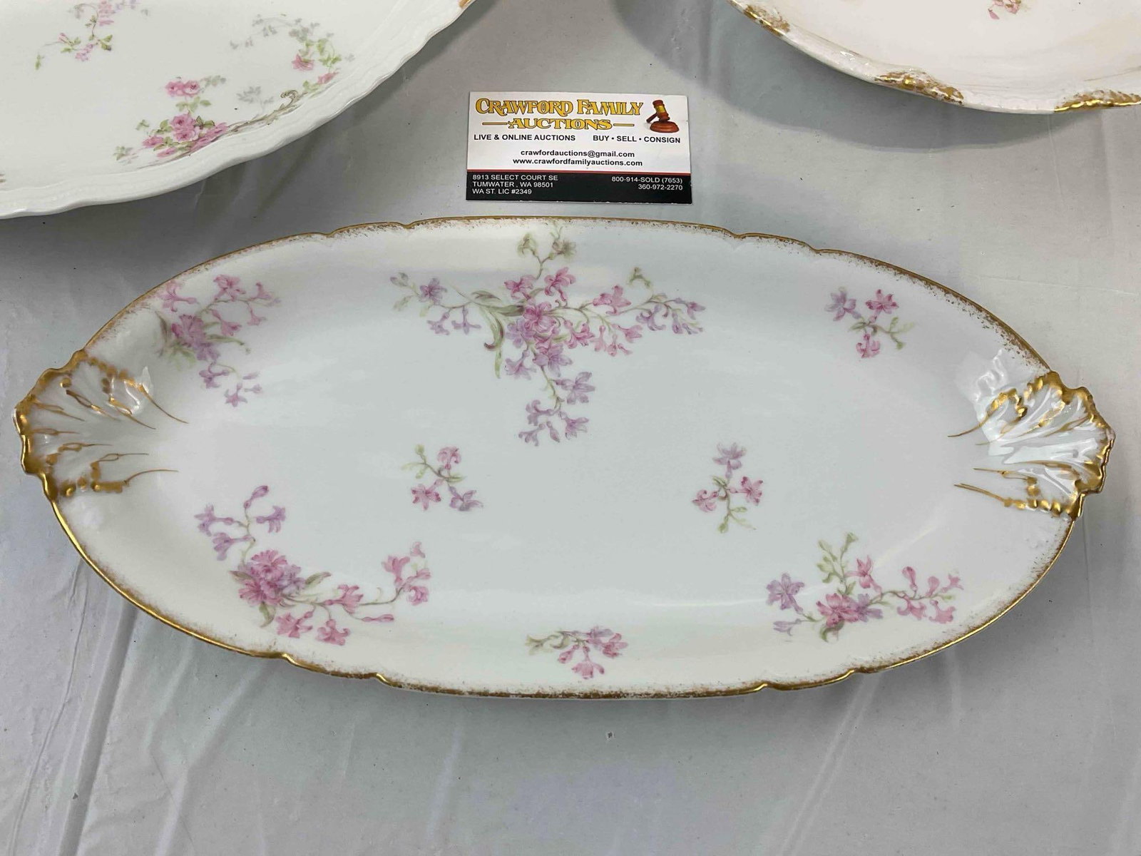 3 pcs Vintage Haviland Ceramic Dishes, incl. 2x Theodore Haviland Limoges. Very Good Cond. - 5