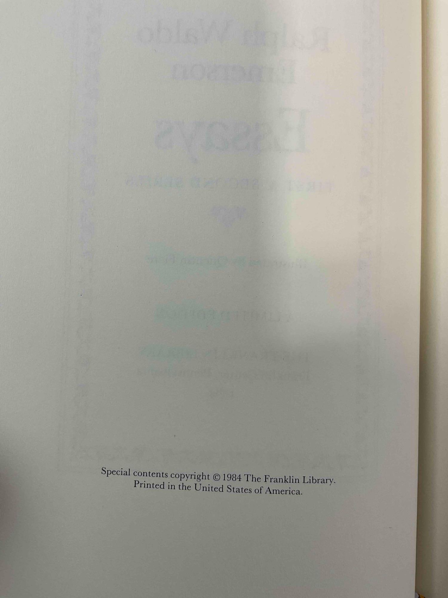 5 pcs Vintage Franklin Library Books, incl. Poems & Essays by Edgar Allen Poe & More! See pics. - 8