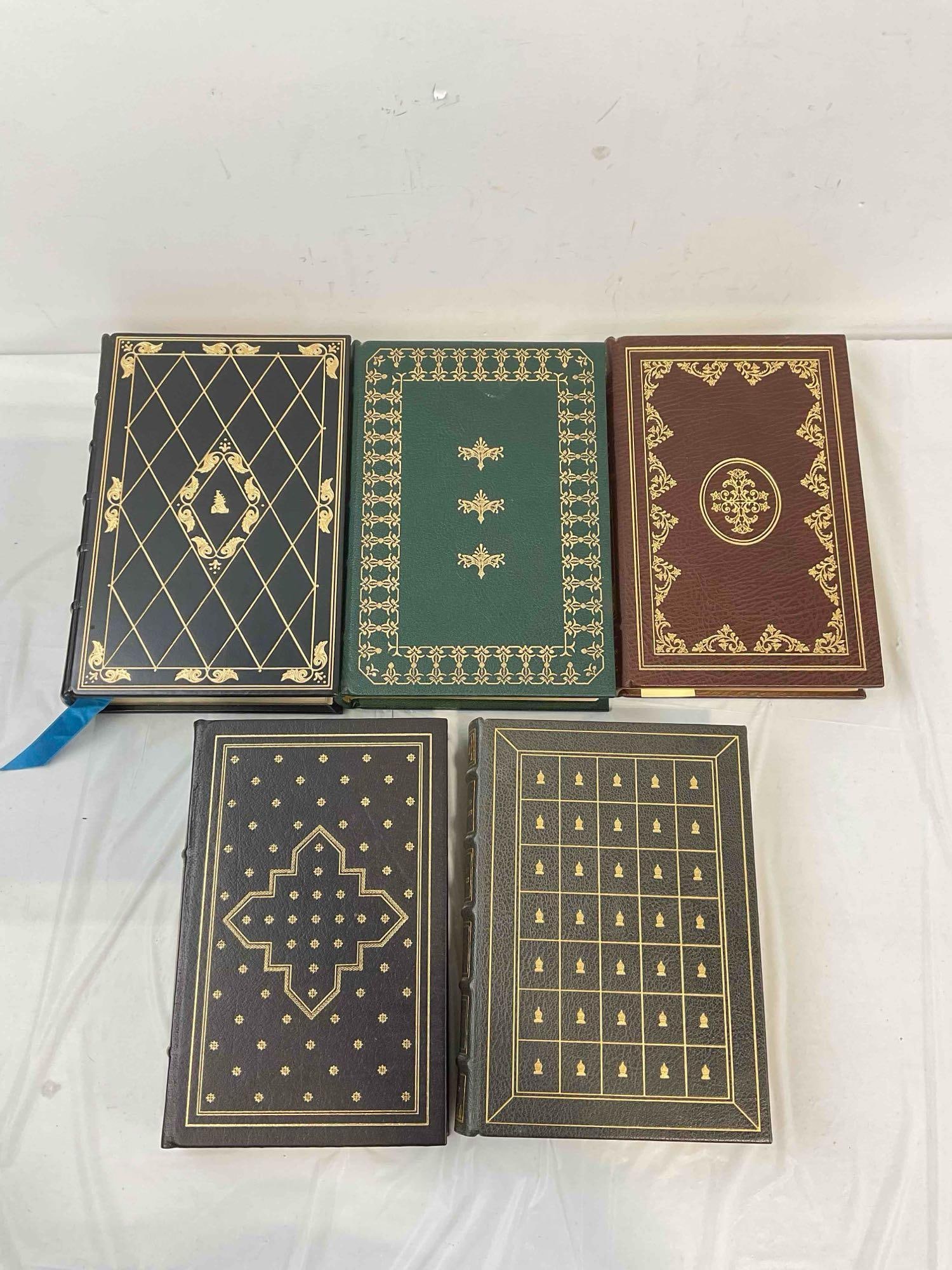 5 pcs Vintage Franklin Library Books, incl. Crime and Punishment by Dostoevsky & More! See pics. - 4