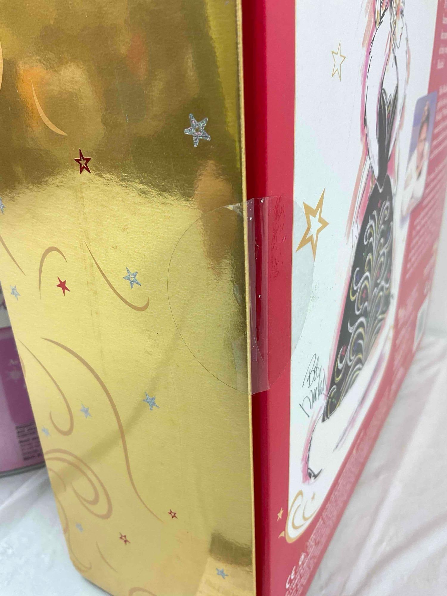 2 pcs Bob Mackie Holiday Barbie Collectible Dolls in Original Boxes, Years 2005 & 2006. NIB. - 3
