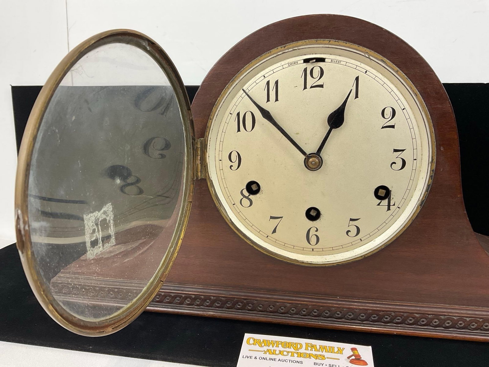 Early 20th Century Mantel Clock, Time Strike Chime, Westminster Chime, 10h x 18w x 7d inches - 2