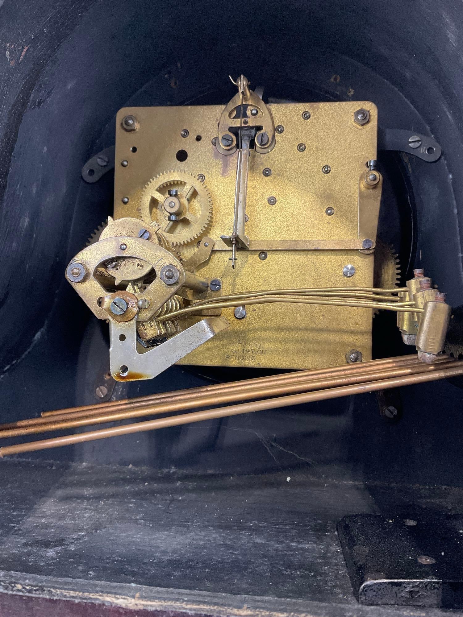 Early 20th Century Mantel Clock, Time Strike Chime, Westminster Chime, 10h x 18w x 7d inches - 6