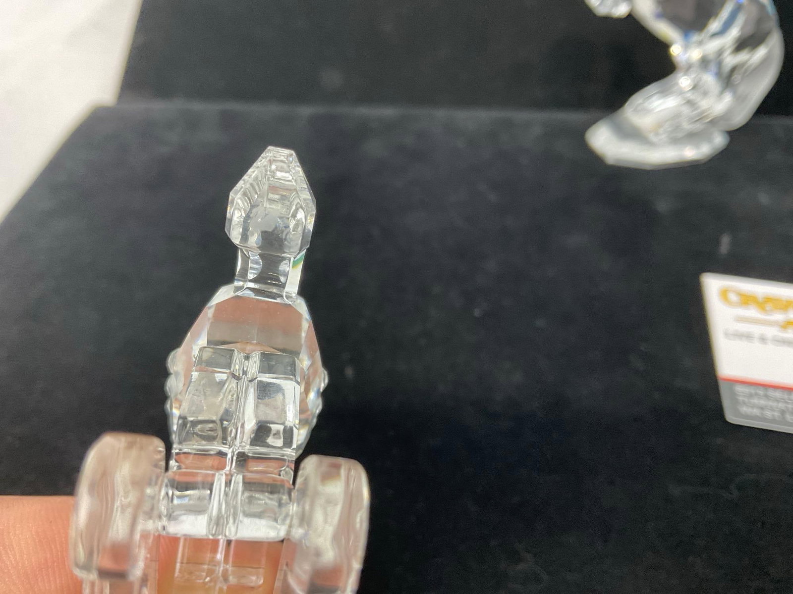 Pair of Retired Swarovski Crystal pieces, Horse Stallion Figure & Rocking Horse - 5