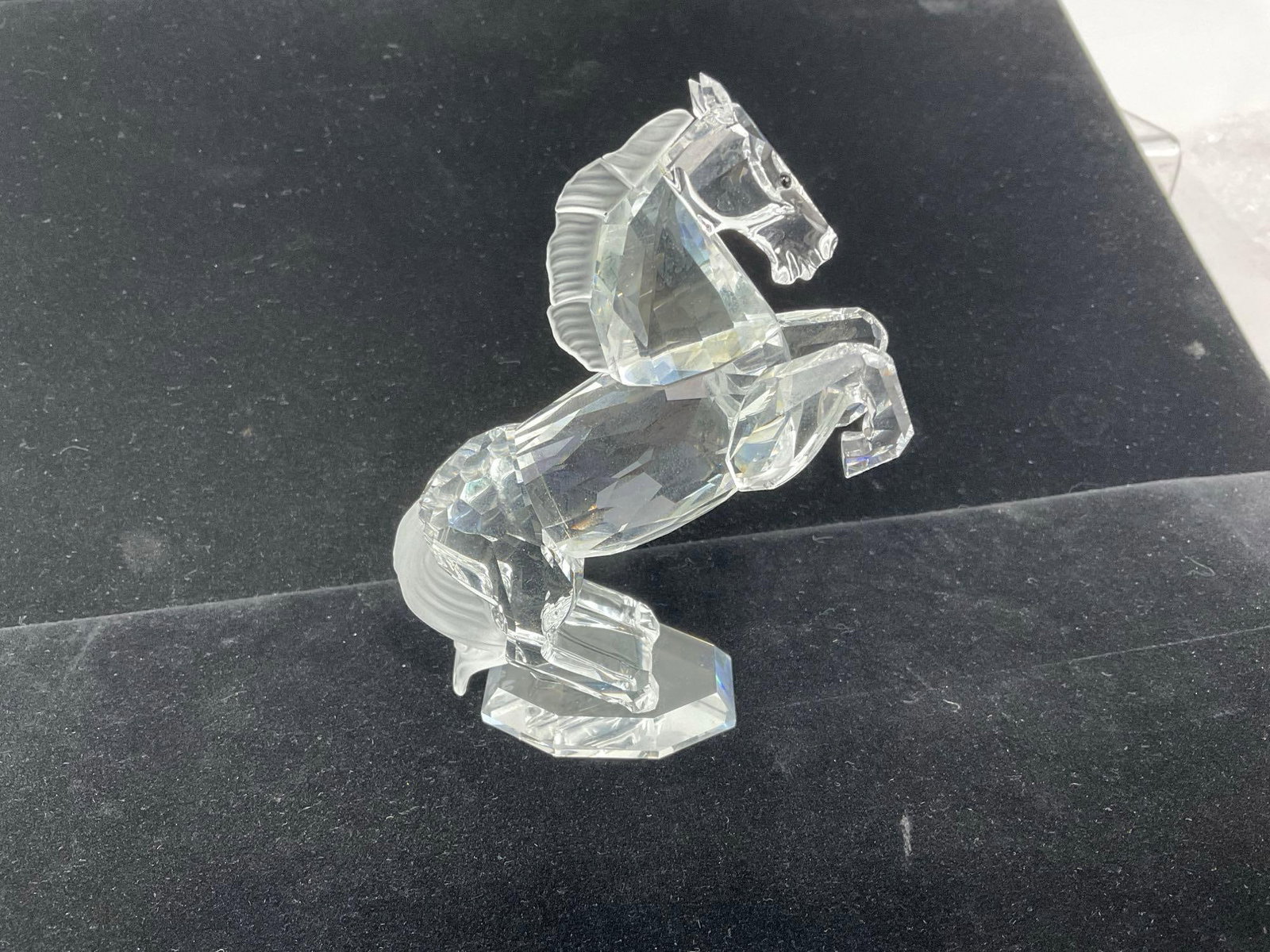 Pair of Retired Swarovski Crystal pieces, Horse Stallion Figure & Rocking Horse - 6