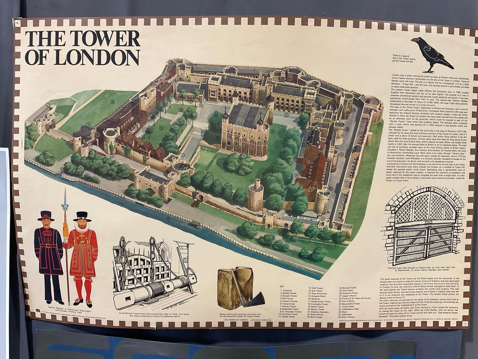 Vintage Posters, Boeing & Scott Advertisement, The Tower of London, San Francisco & Washington St... - 4
