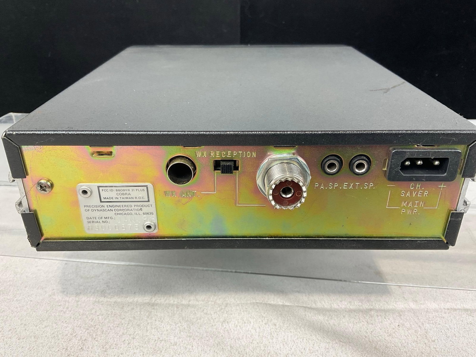 Vintage Cobra 31 Plus Citizen Band Transceiver, w/Weather Bands, no cable included - 3