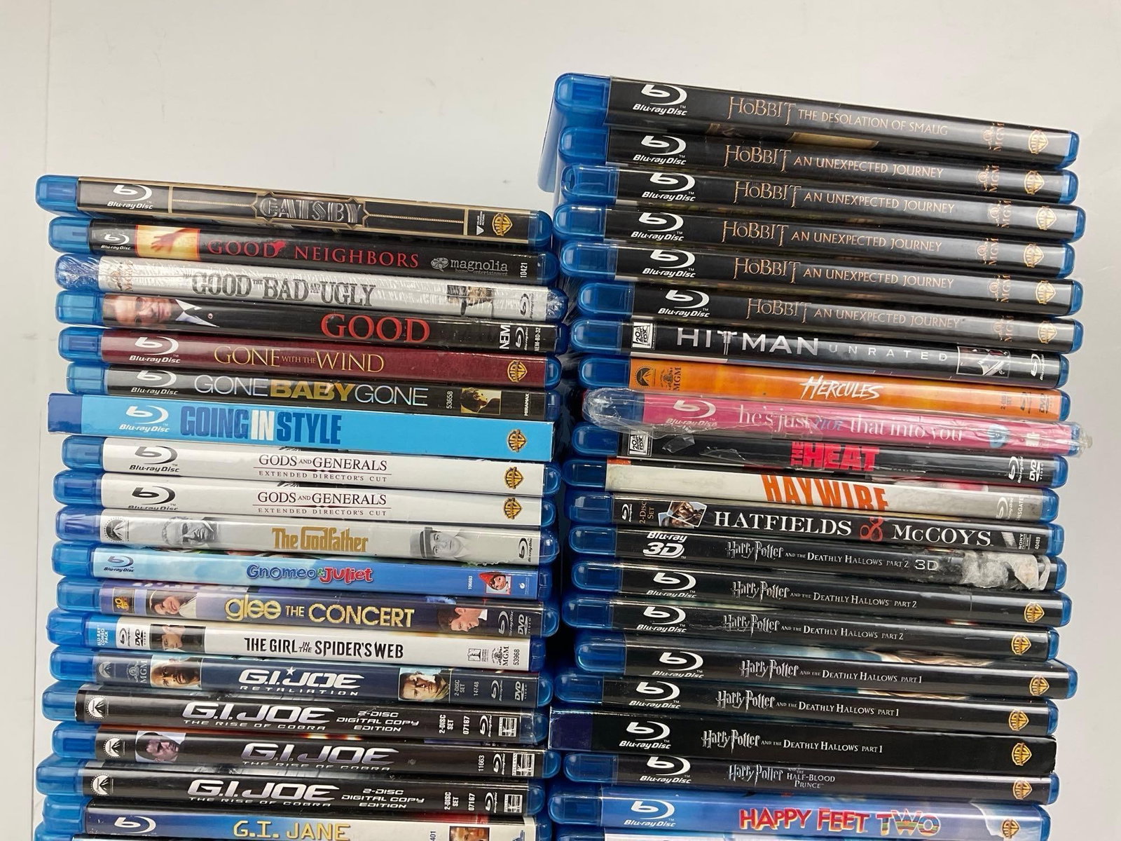 Set of 75+ Bluerays in cases, incl. The Hobbit, GI Joe, Gone Baby Gone, The Great Gatsby & more - 2