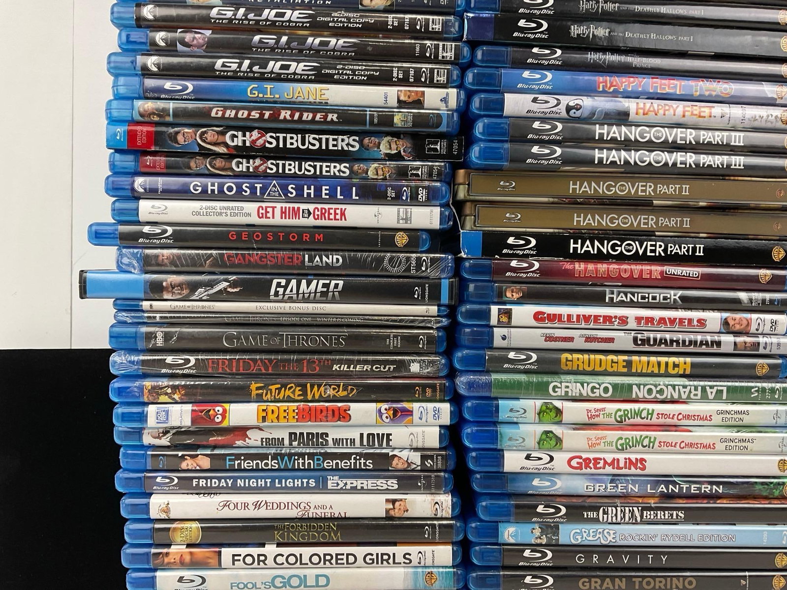 Set of 75+ Bluerays in cases, incl. The Hobbit, GI Joe, Gone Baby Gone, The Great Gatsby & more - 3