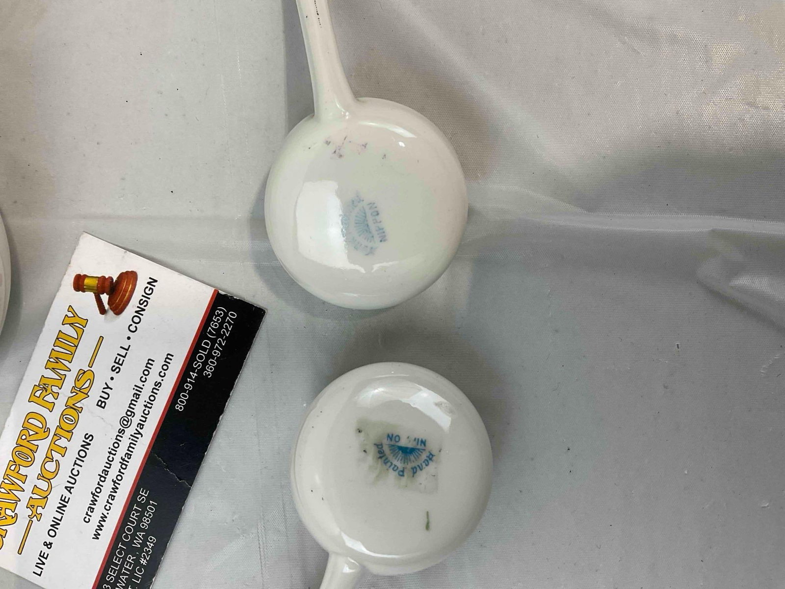 12 pcs Vintage Largely Nippon Ceramic Dish Set, incl. 3x Haviland Limoges & 1x Noritake. See pics. - 5