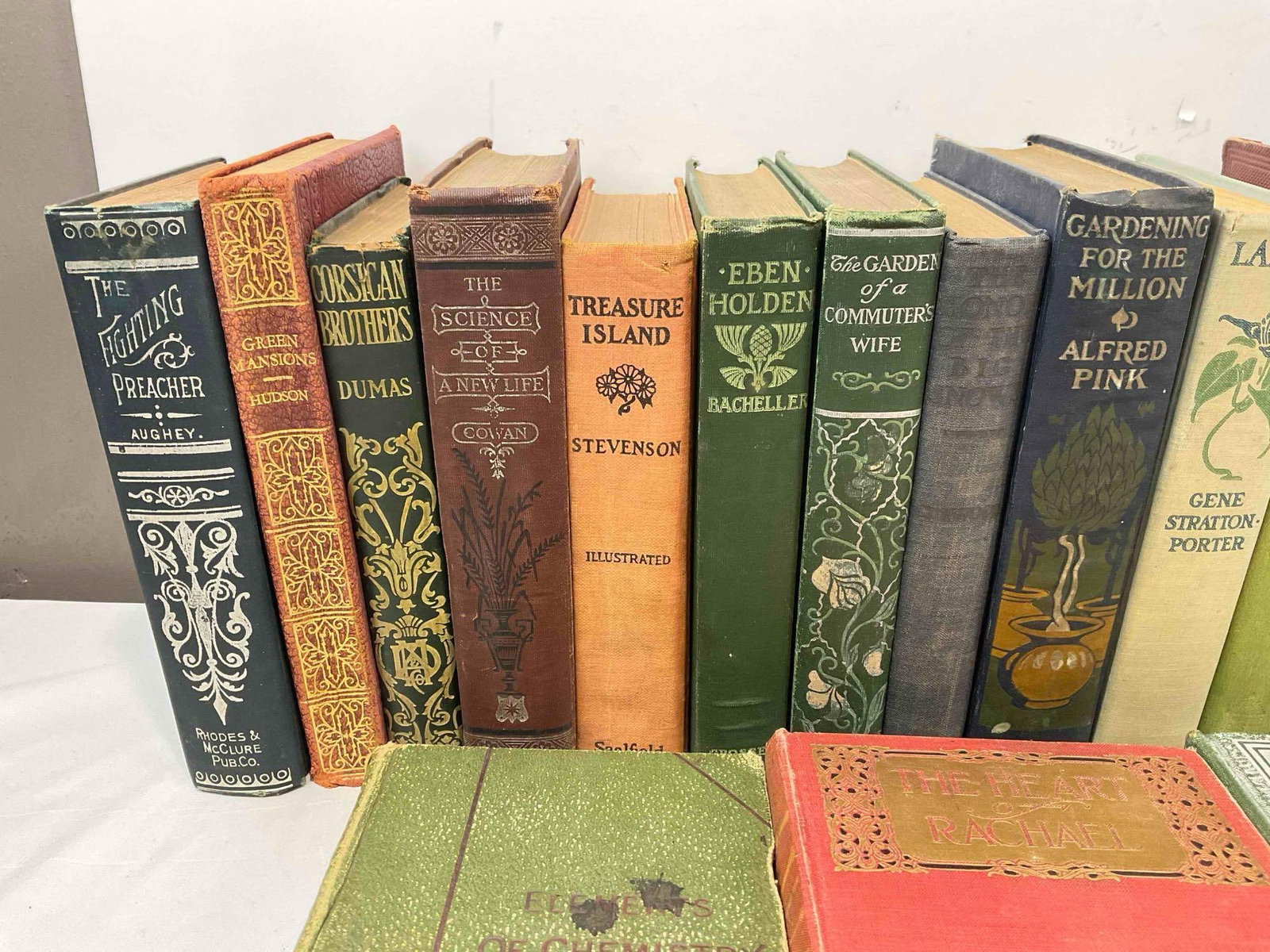28 pcs Vintage Hardcover Books, incl. Kipling, Zane Grey, Dumas, Stevenson & More! See pics. - 2