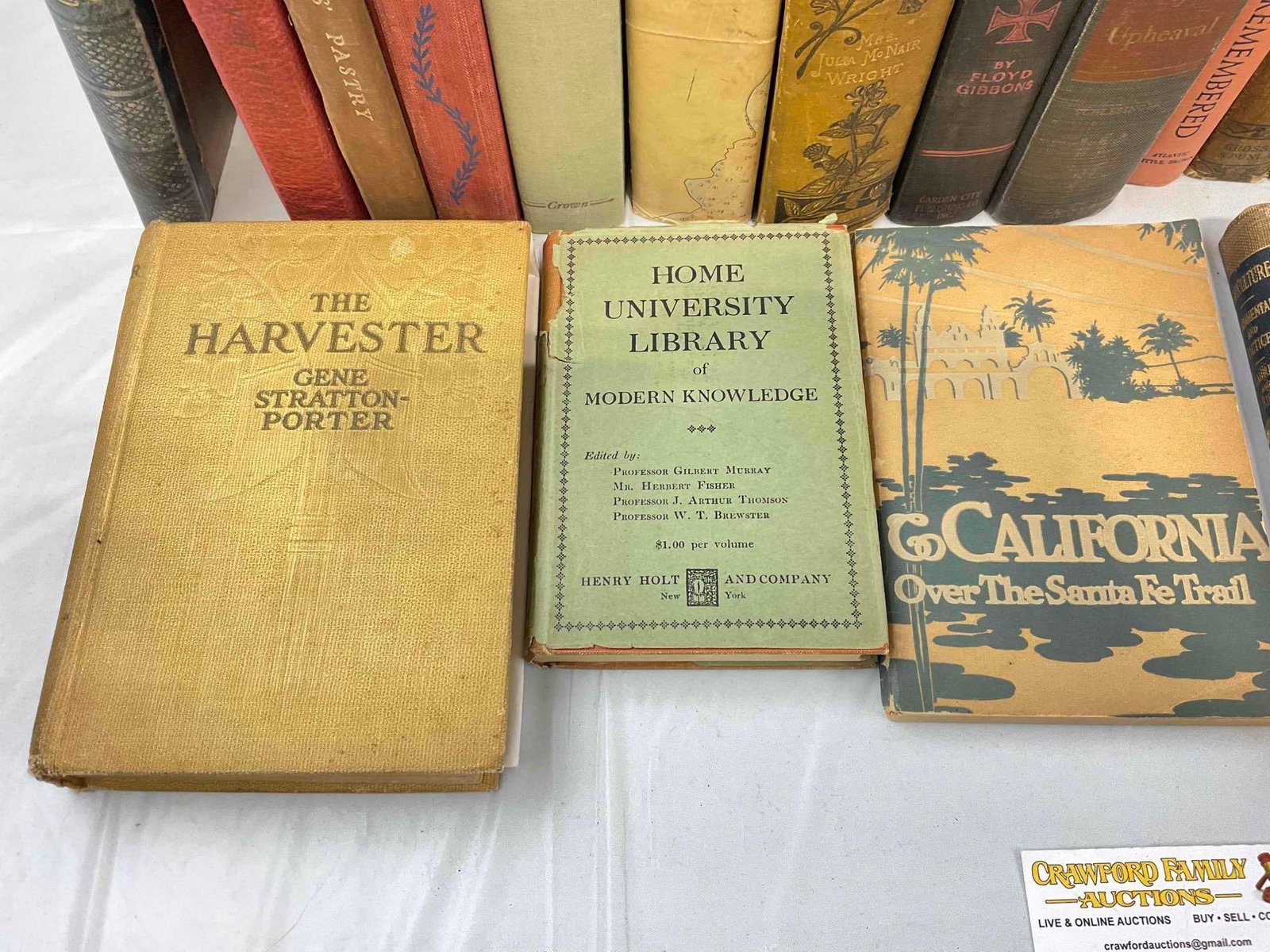 33 pcs Vintage Book Collection, incl. Gone with the Wind, The Red Knight of Germany & More! - 3