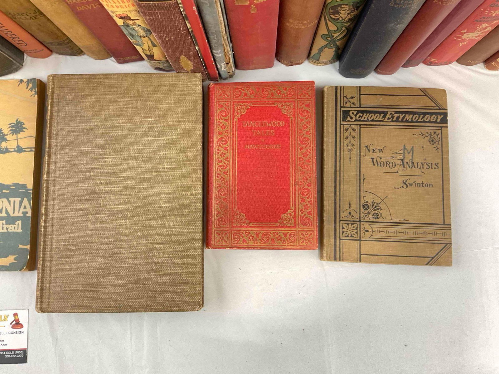 33 pcs Vintage Book Collection, incl. Gone with the Wind, The Red Knight of Germany & More! - 6