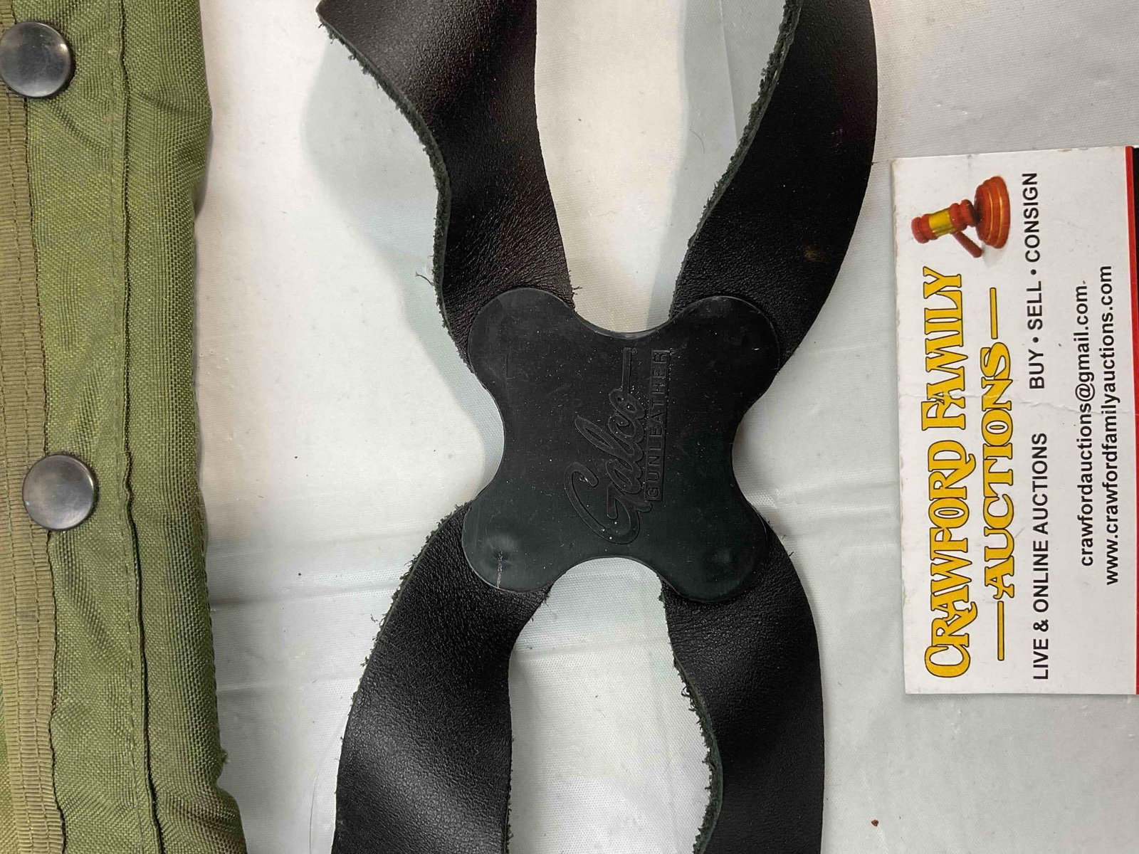 11 pcs Military Memorabilia, incl. Vintage Leather Holsters, Wood Plaques & More! See pics. - 15