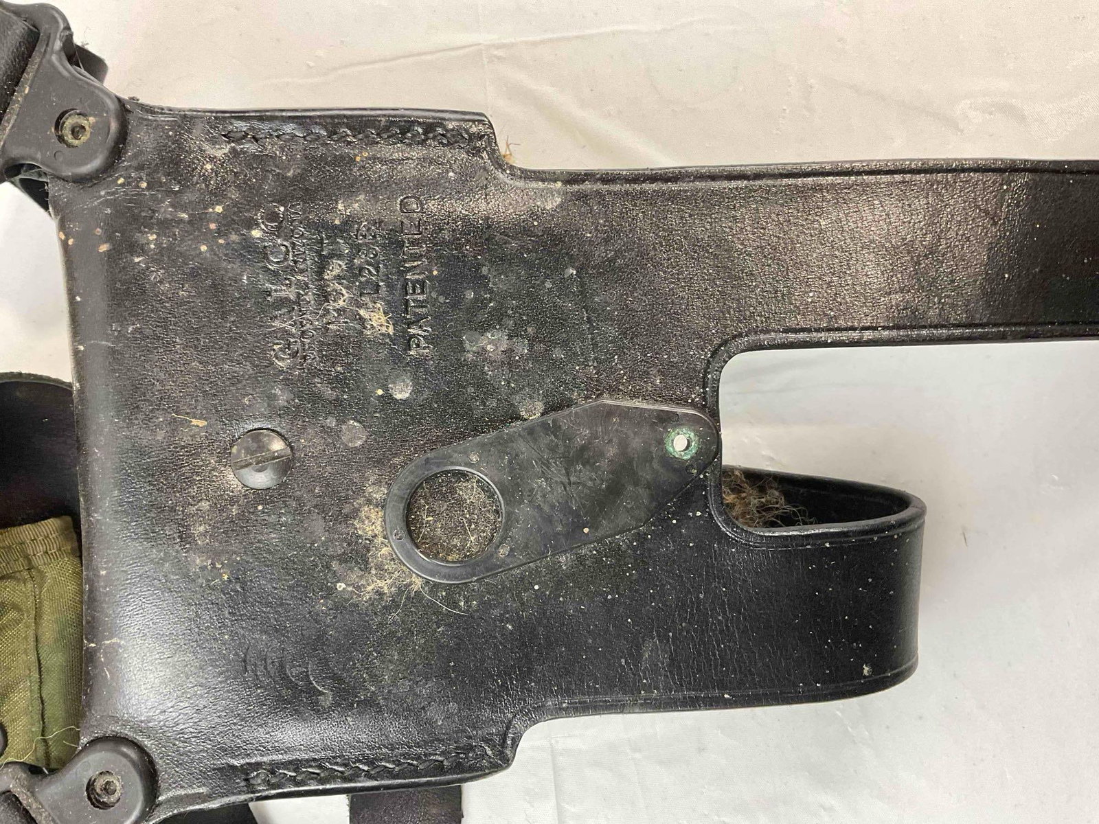 11 pcs Military Memorabilia, incl. Vintage Leather Holsters, Wood Plaques & More! See pics. - 16